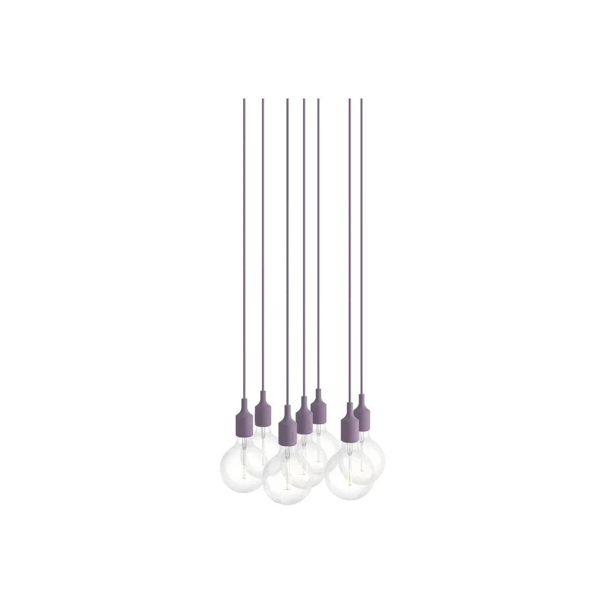 Muuto E27 Pendant Cluster 7 pendant Dusty lilac