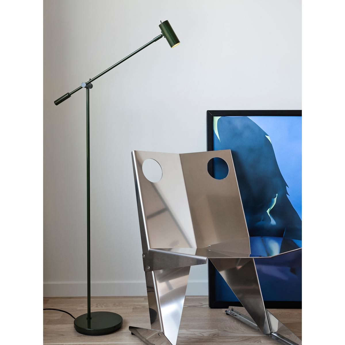 Belid Cato floor lamp 134 cm Blank forest green-matte black – image 2