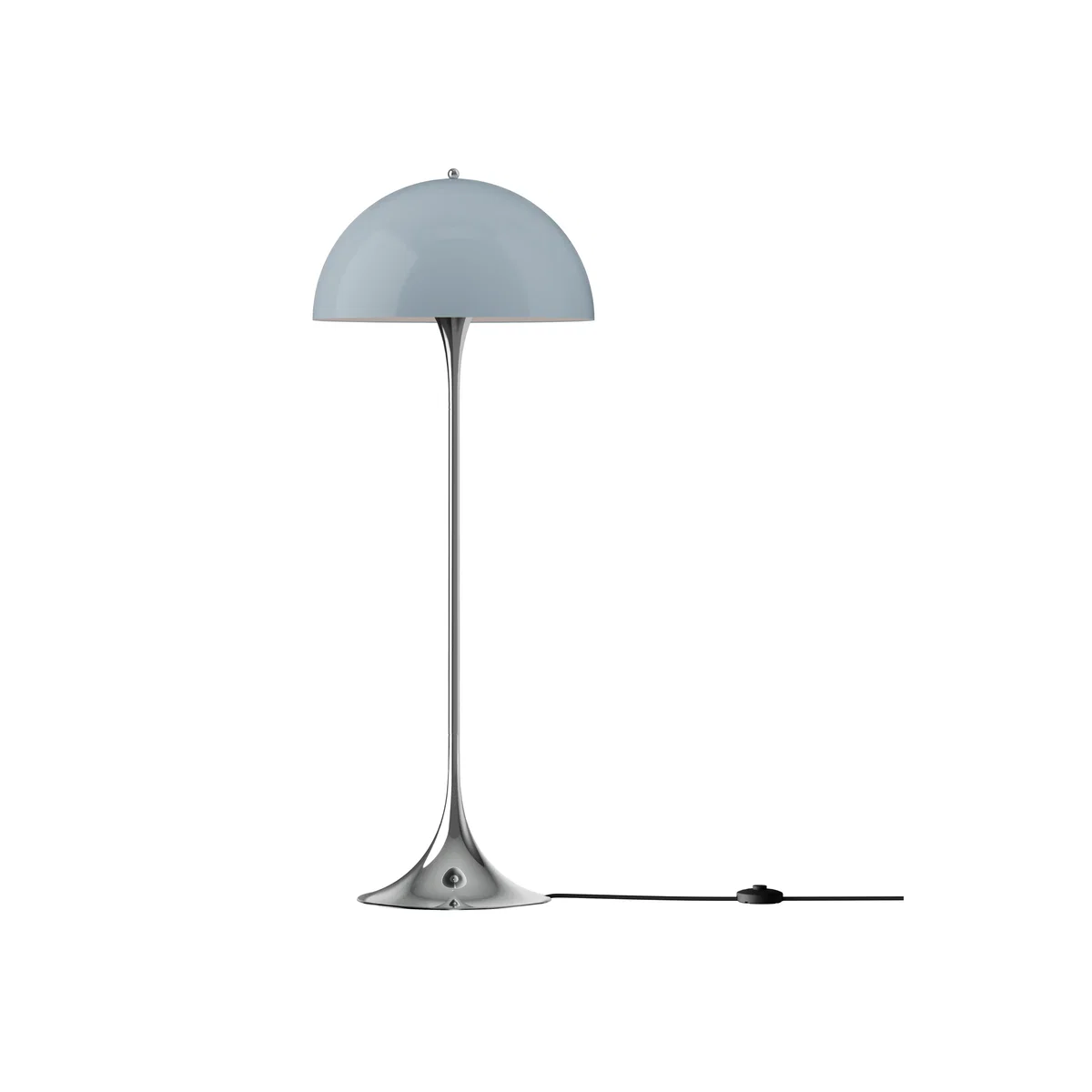 Louis Poulsen Panthella 500 floor lamp Original opal blue grey – image 1