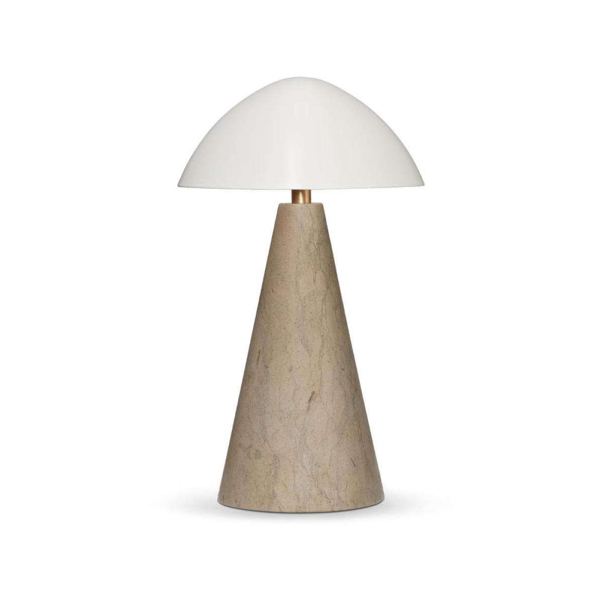 Fredericia Furniture Fellow table lamp White-dark atlantico limestone – image 4