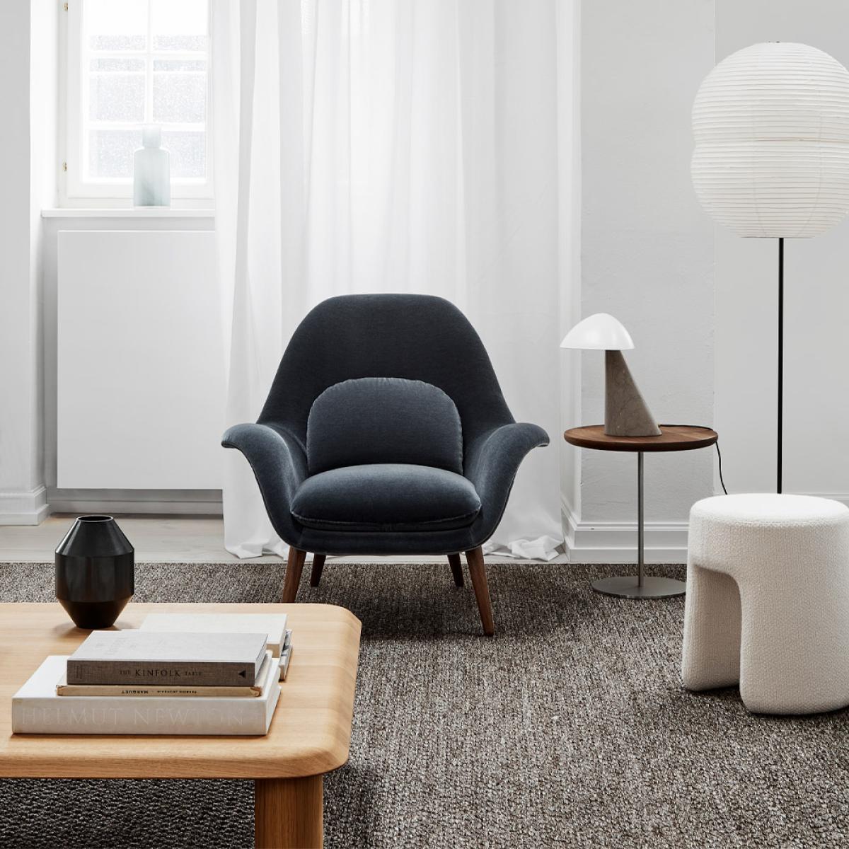 Fredericia Furniture Fellow table lamp White-dark atlantico limestone – image 6