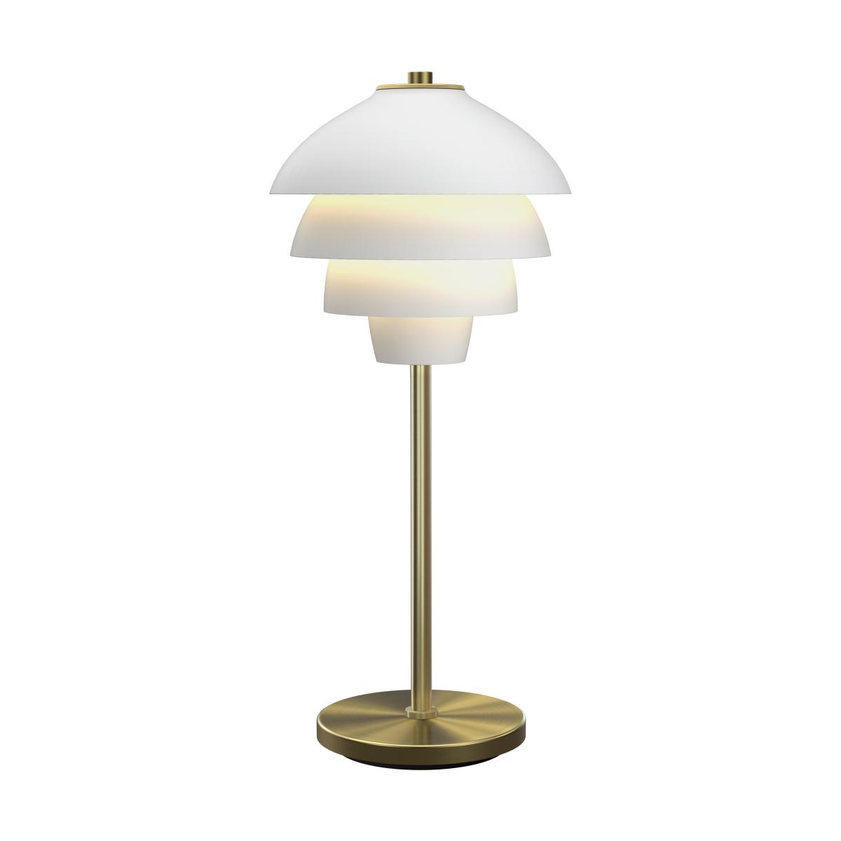 Belid Valencia table lamp 41 cm Matt white - brass – image 3