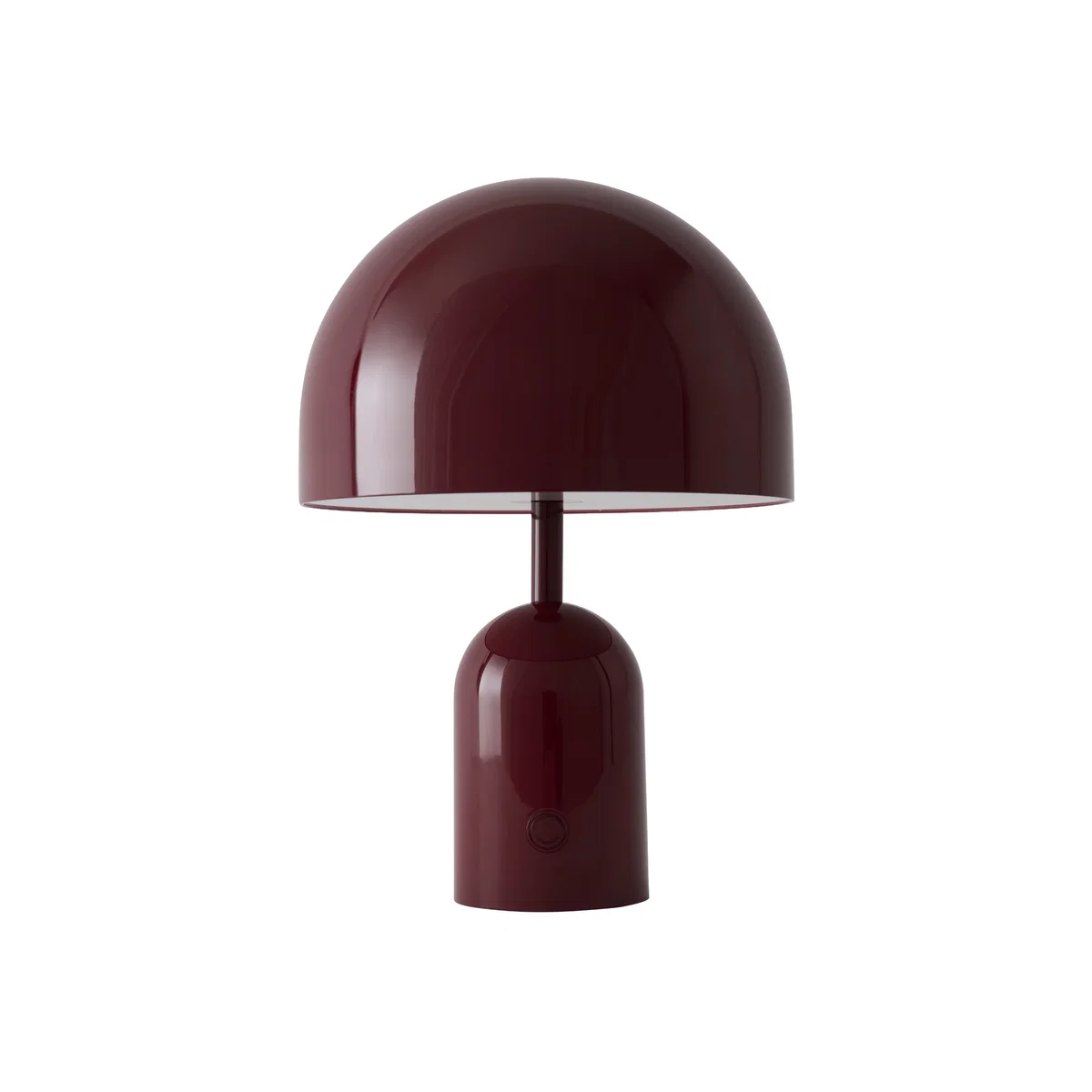 Tom Dixon Bell Portable LED table lamp 28 cm v.2 Burgundy – image 1