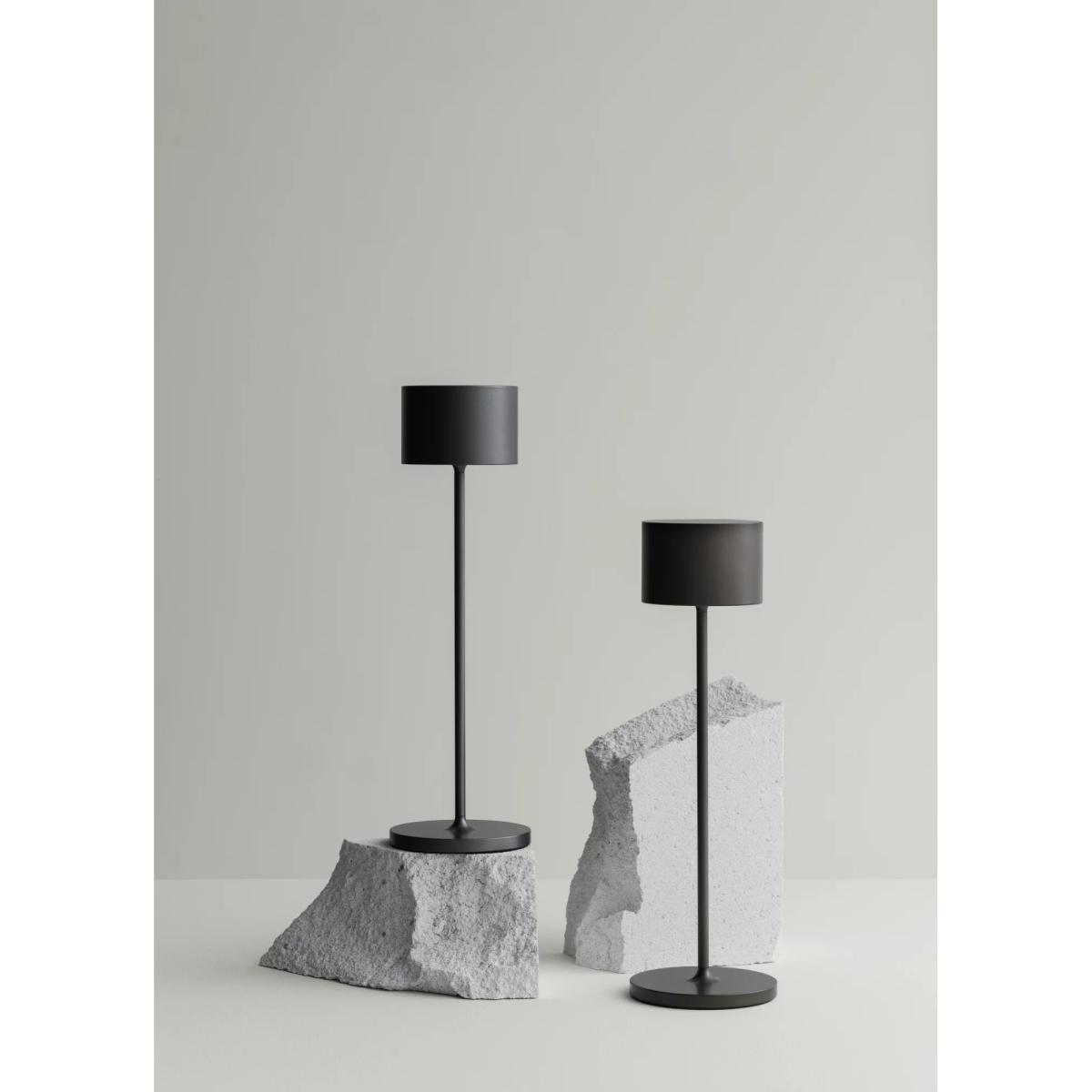 blomus Farol mobile LED-lamp 33 cm Burned Metal – image 3