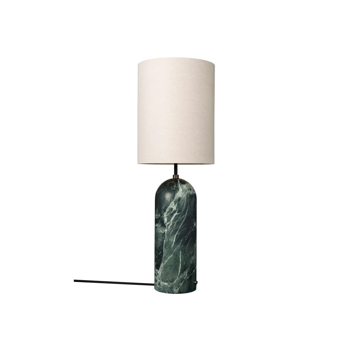 GUBI Gravity XL floor lamp Emerald marble-canvas – image 1