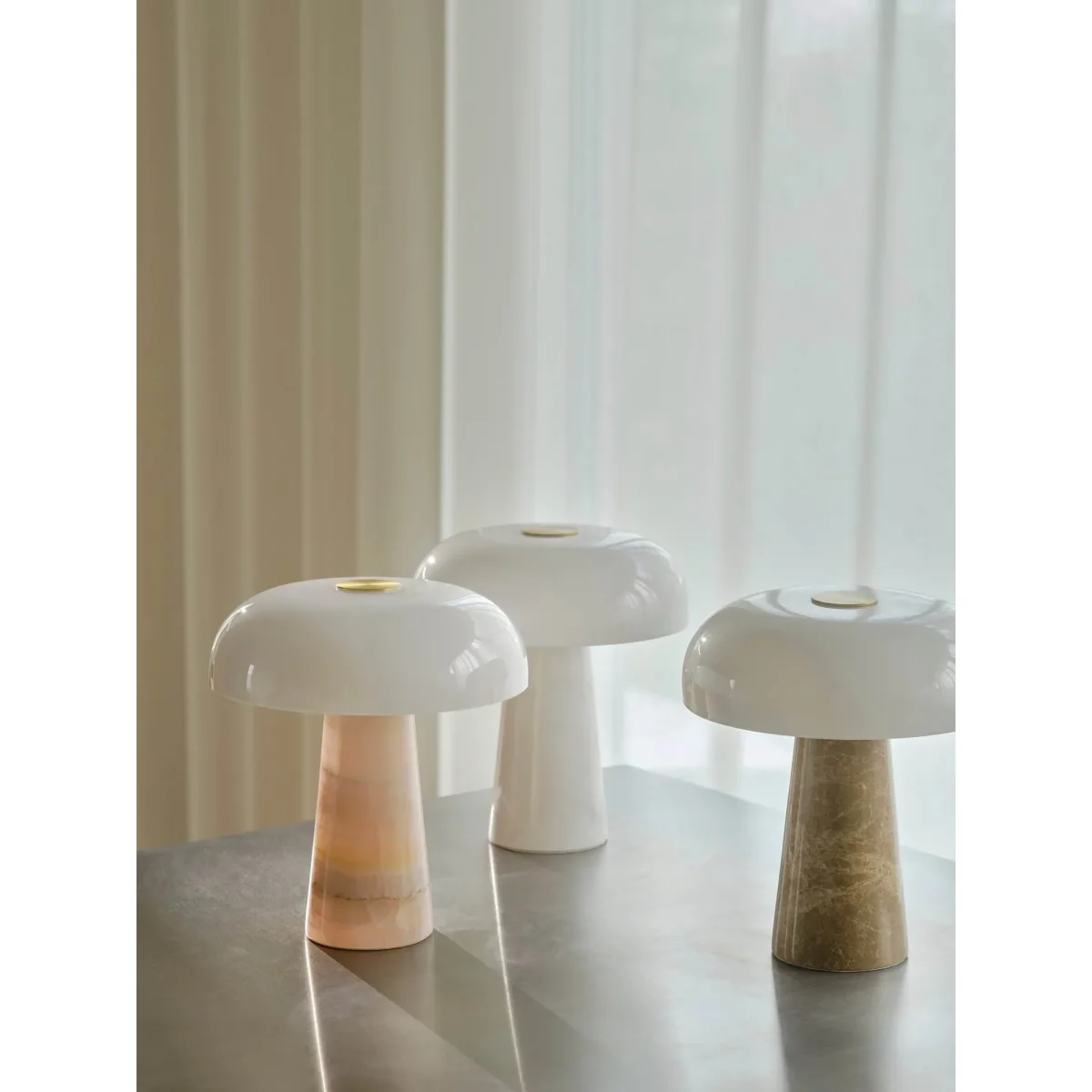 Design For The People Glossy table lamp Beige mini 24 cm – image 4