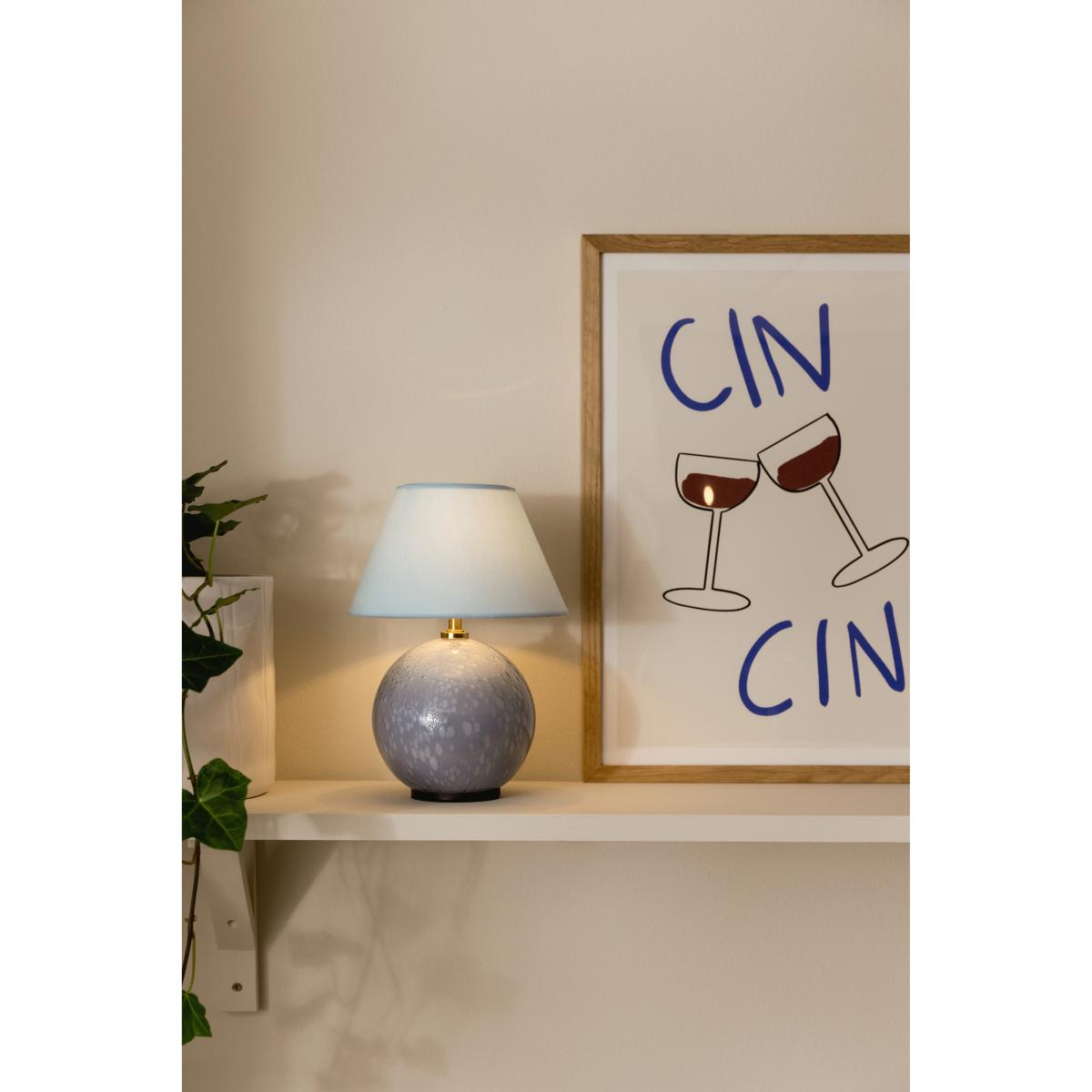 Globen Lighting Iris 16 portable table lamp Dove blue – image 7