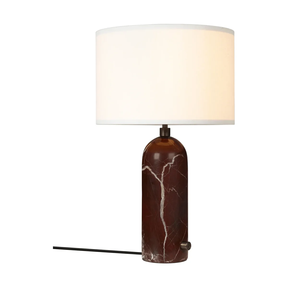 GUBI Gravity S table lamp Maroon marble-white – image 2