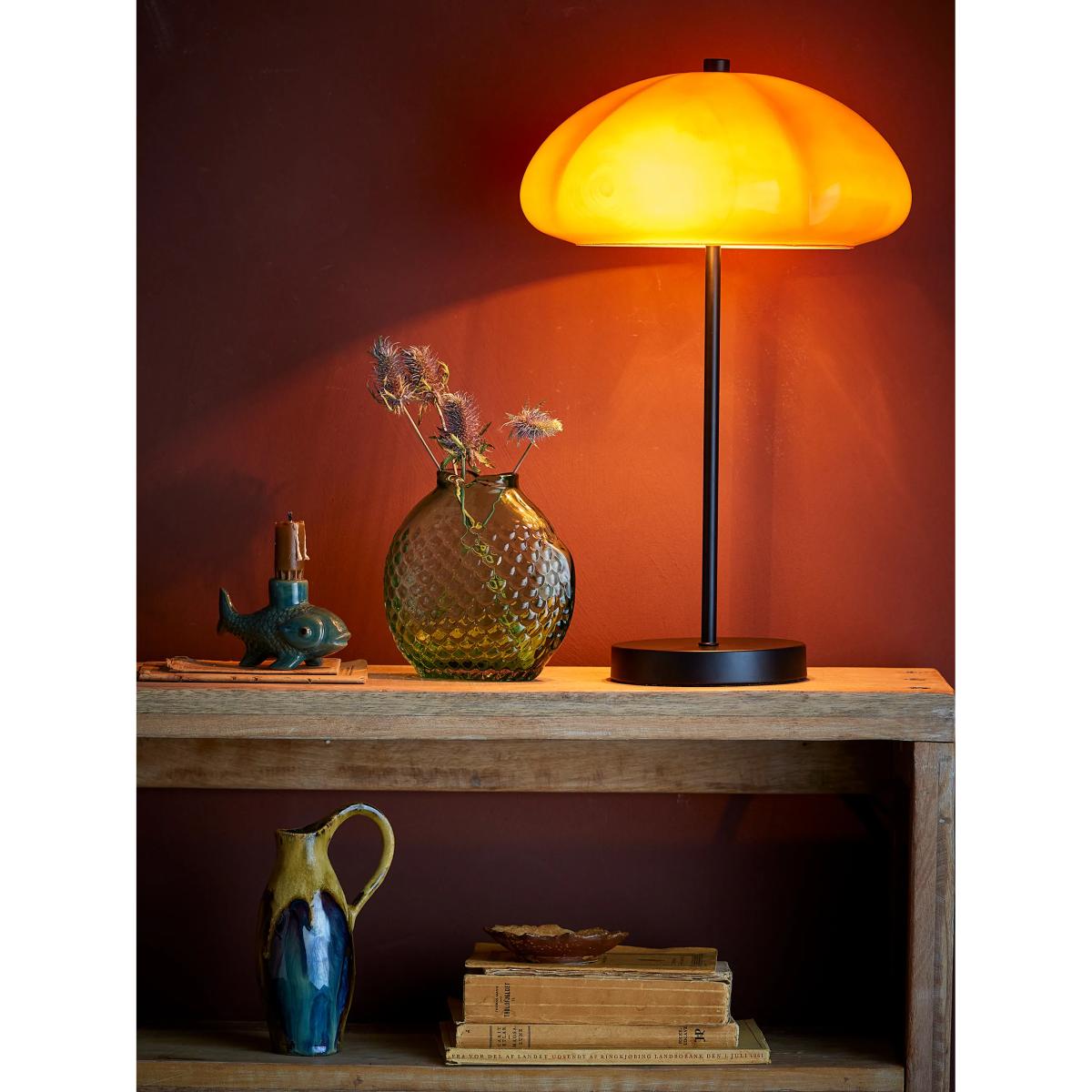 Bloomingville Kinoko table lamp Ø30 cm Yellow – image 2