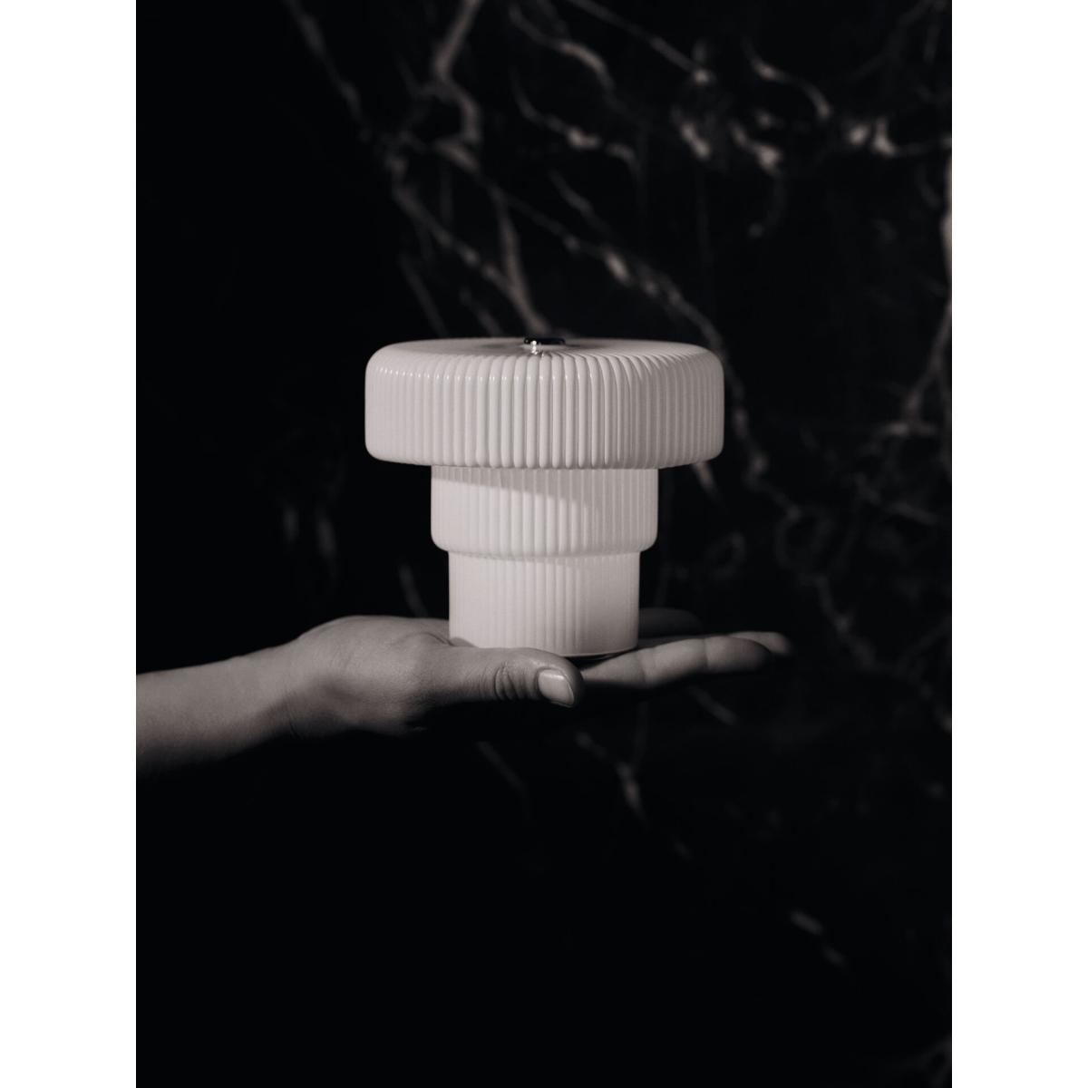 Ferm Living Ripple portable table lamp 10 cm White – image 6