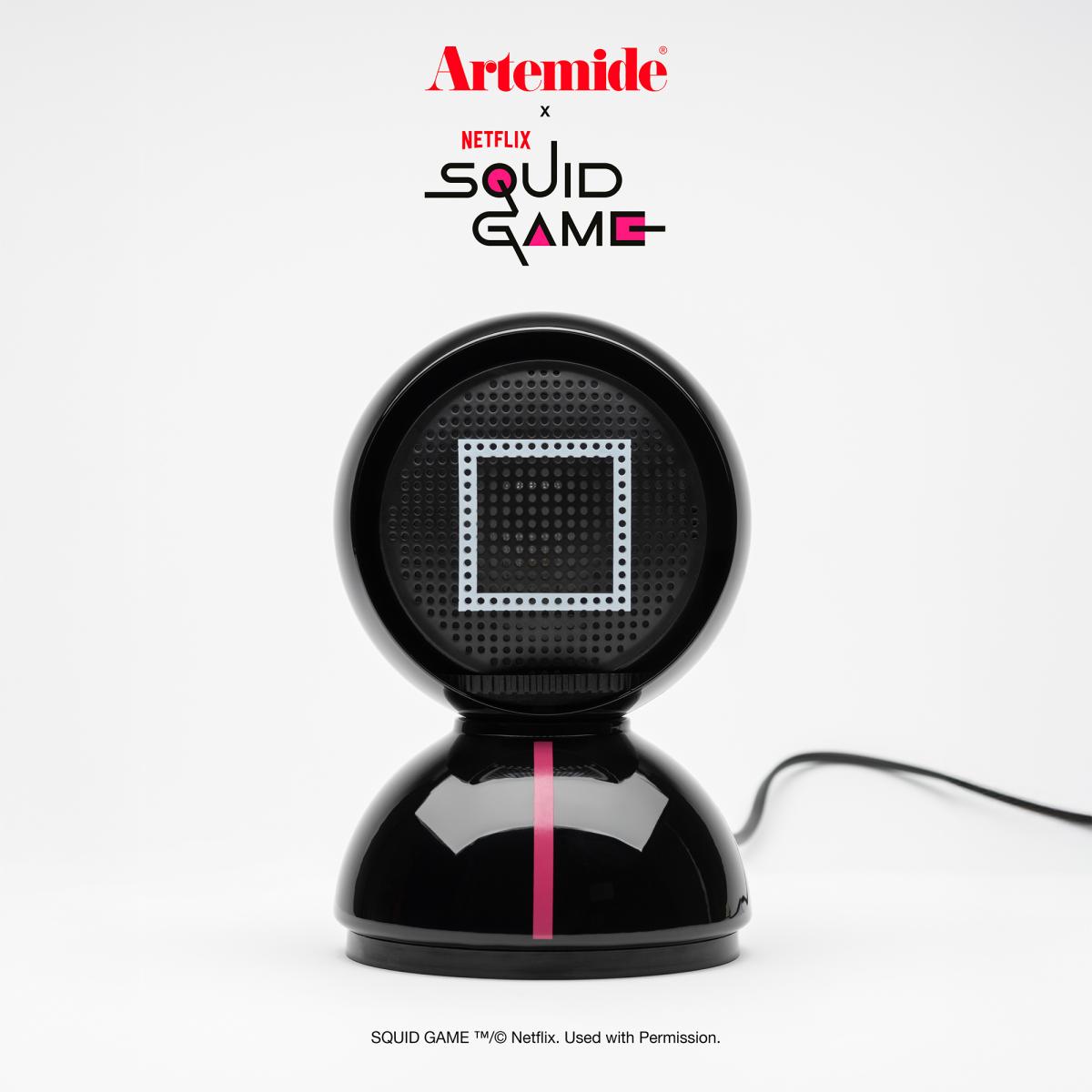 Artemide Eclisse x Squid Game table lamp Special Edition Guard black – image 2