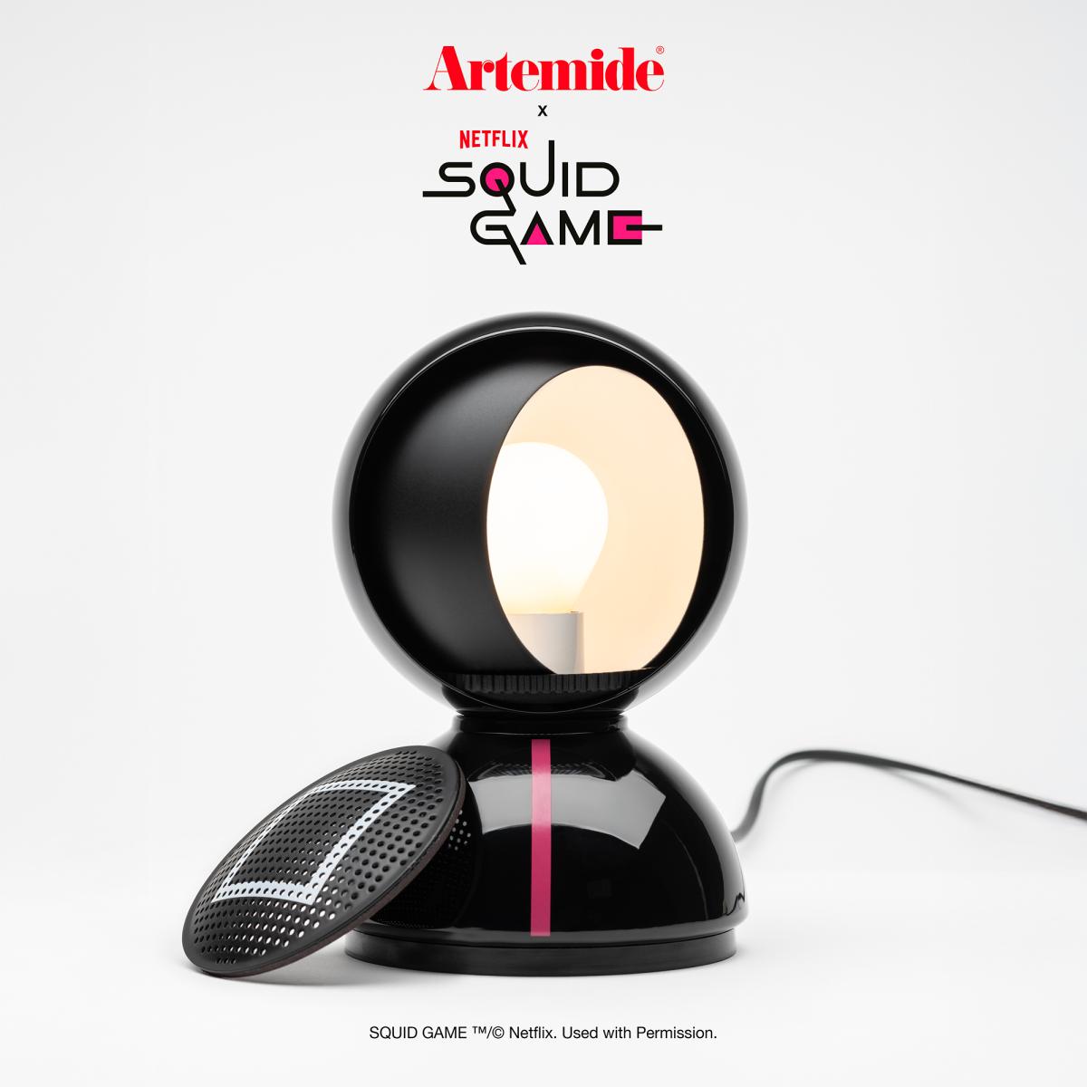 Artemide Eclisse x Squid Game table lamp Special Edition Guard black – image 3