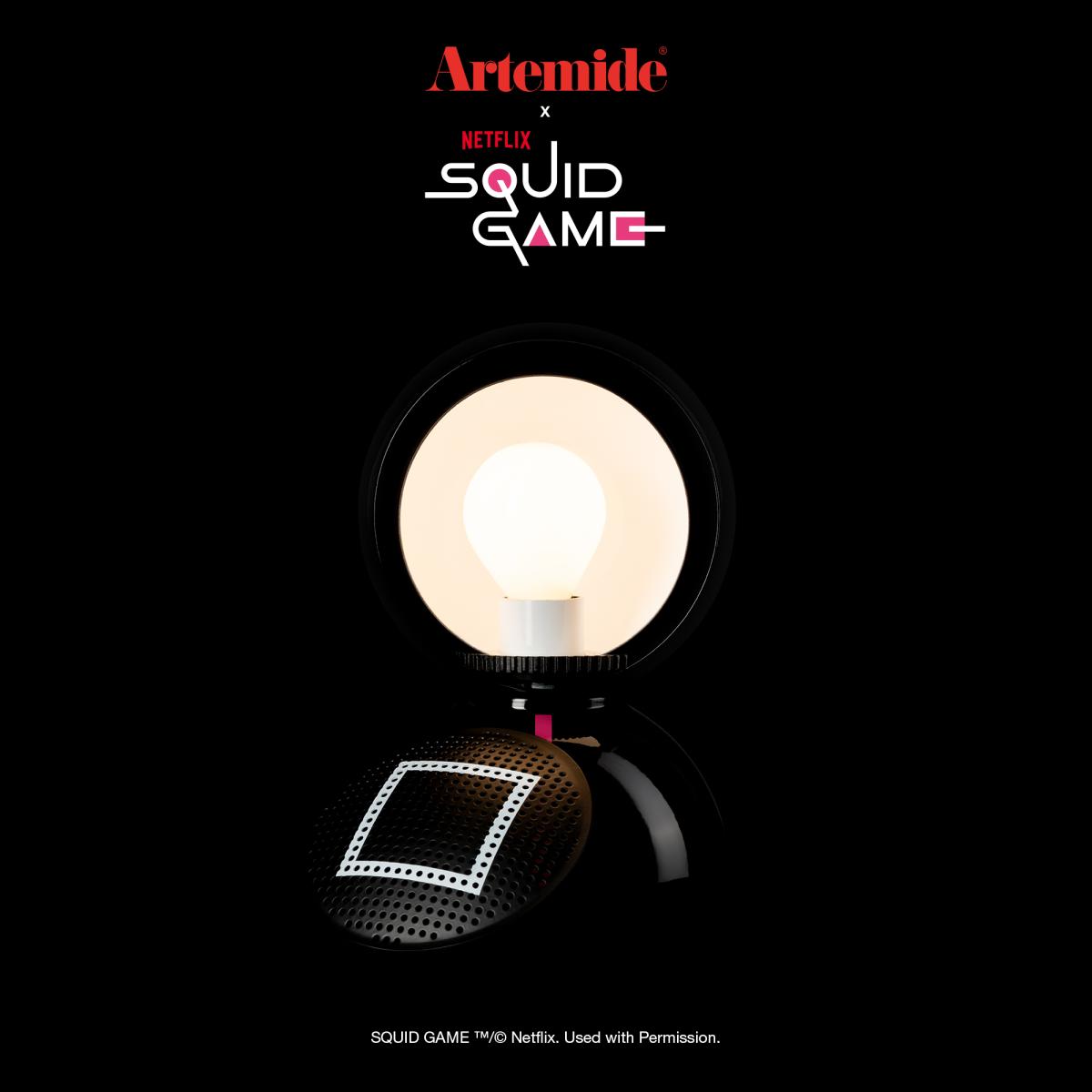 Artemide Eclisse x Squid Game table lamp Special Edition Guard black – image 4