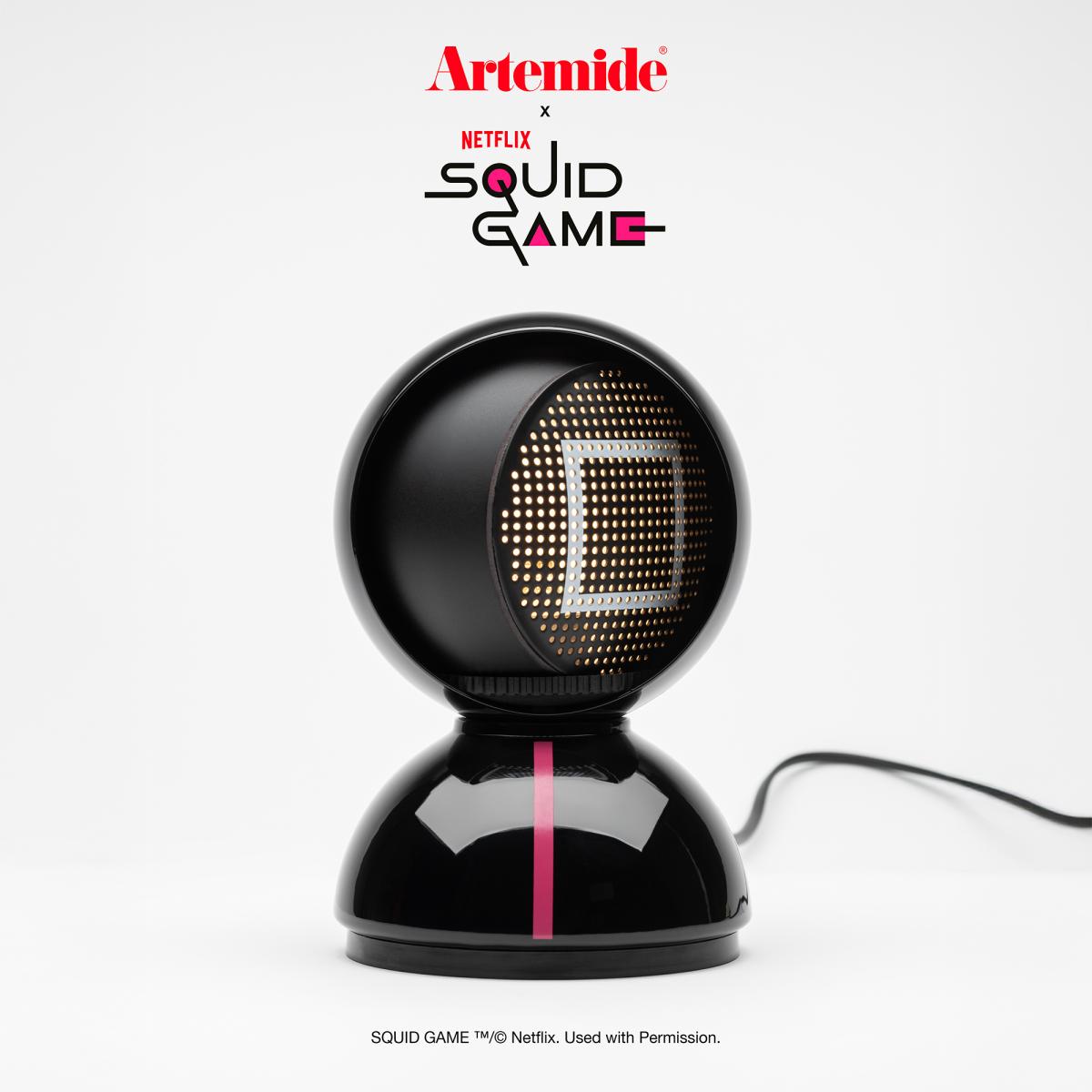 Artemide Eclisse x Squid Game table lamp Special Edition Guard black – image 8