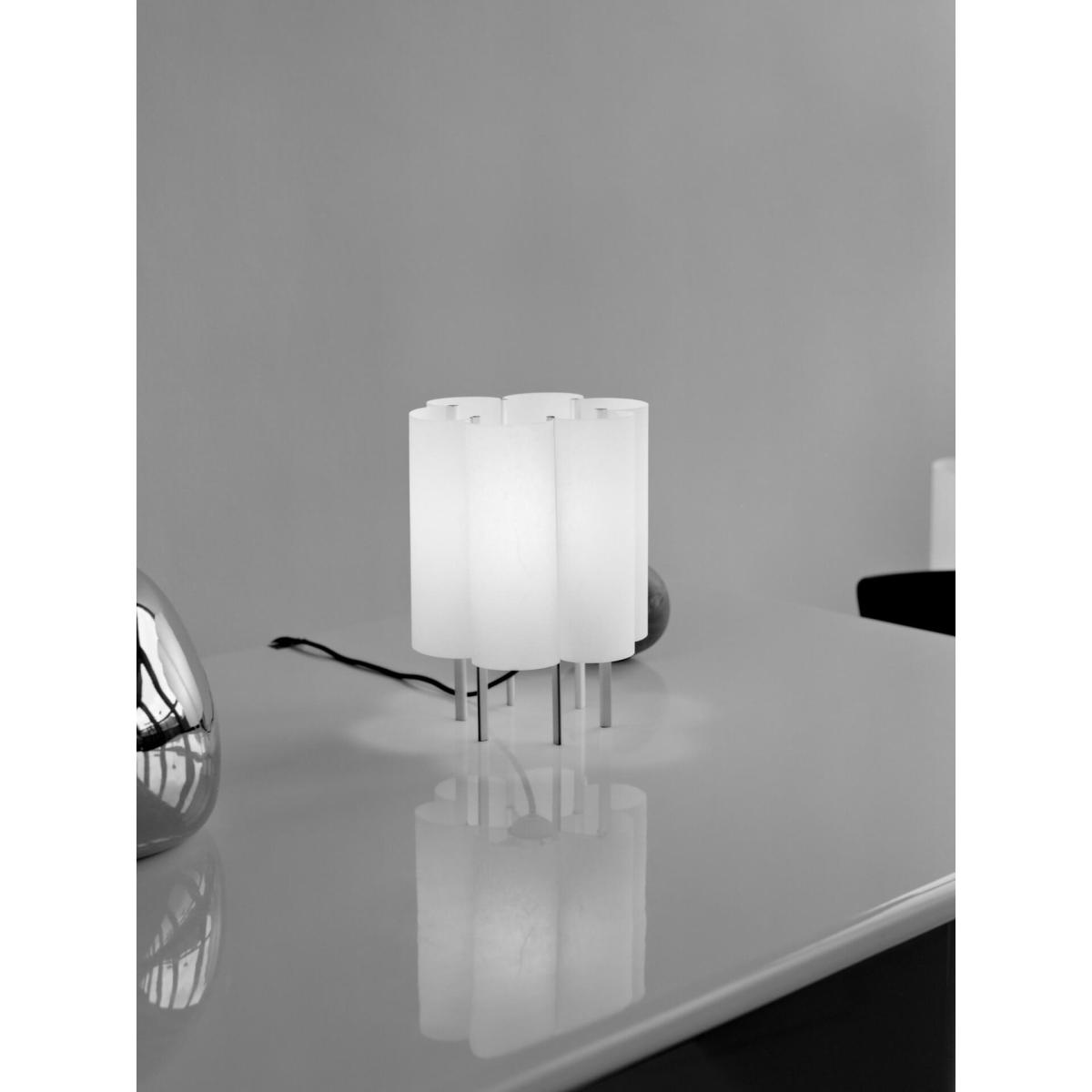 Ferm Living Boe table lamp 28 cm Silver-natural – image 5