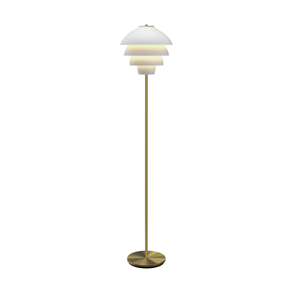 Belid Valencia Floor Lamp 150 cm Matt white - brass – image 2