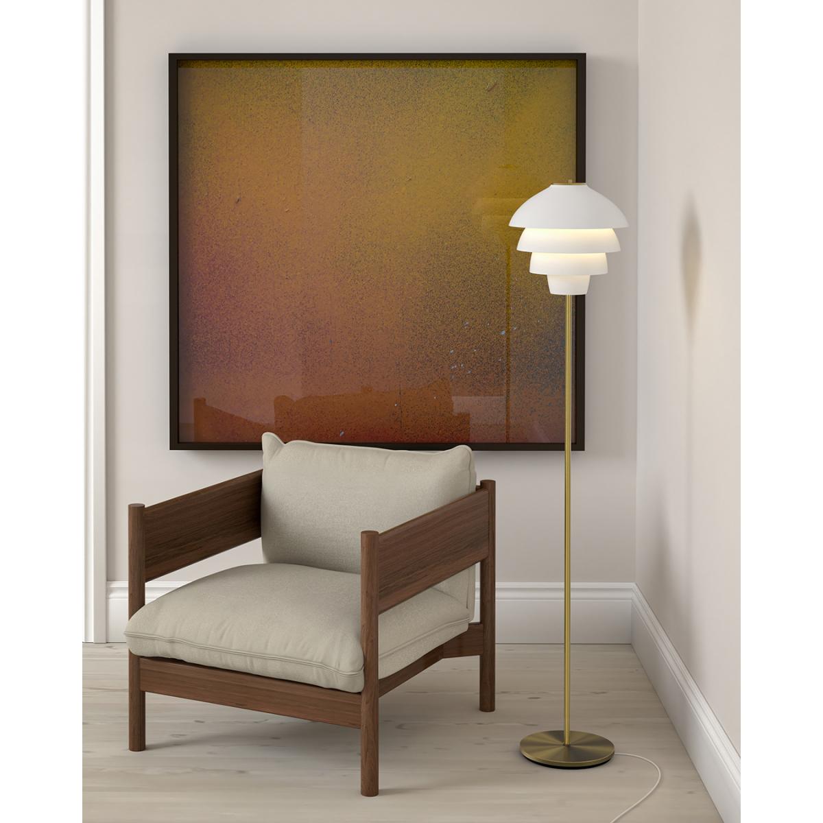 Belid Valencia Floor Lamp 150 cm Matt white - brass – image 3