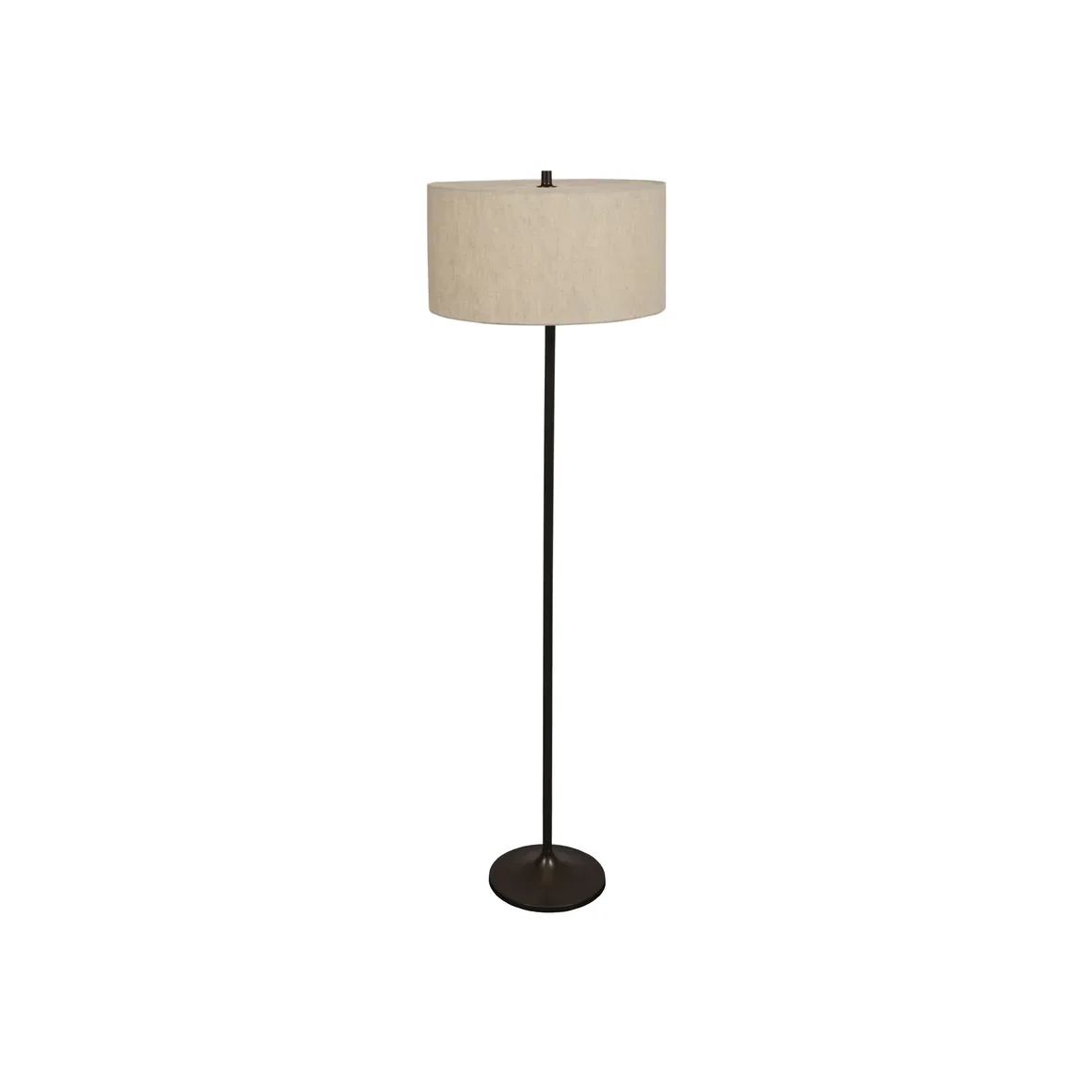 Belid Soft floor lamp Linen natural-metallic bronze Ø44x149.5 cm – image 1