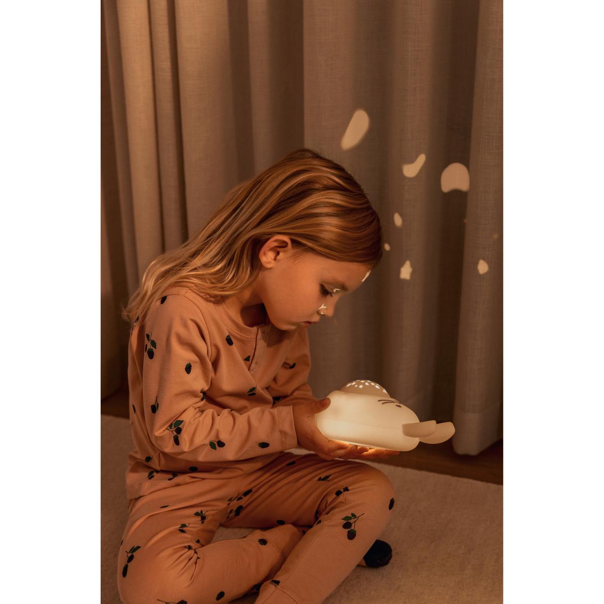 Liewood Manuel rabbit night lamp with projector and sound Sandy – image 2