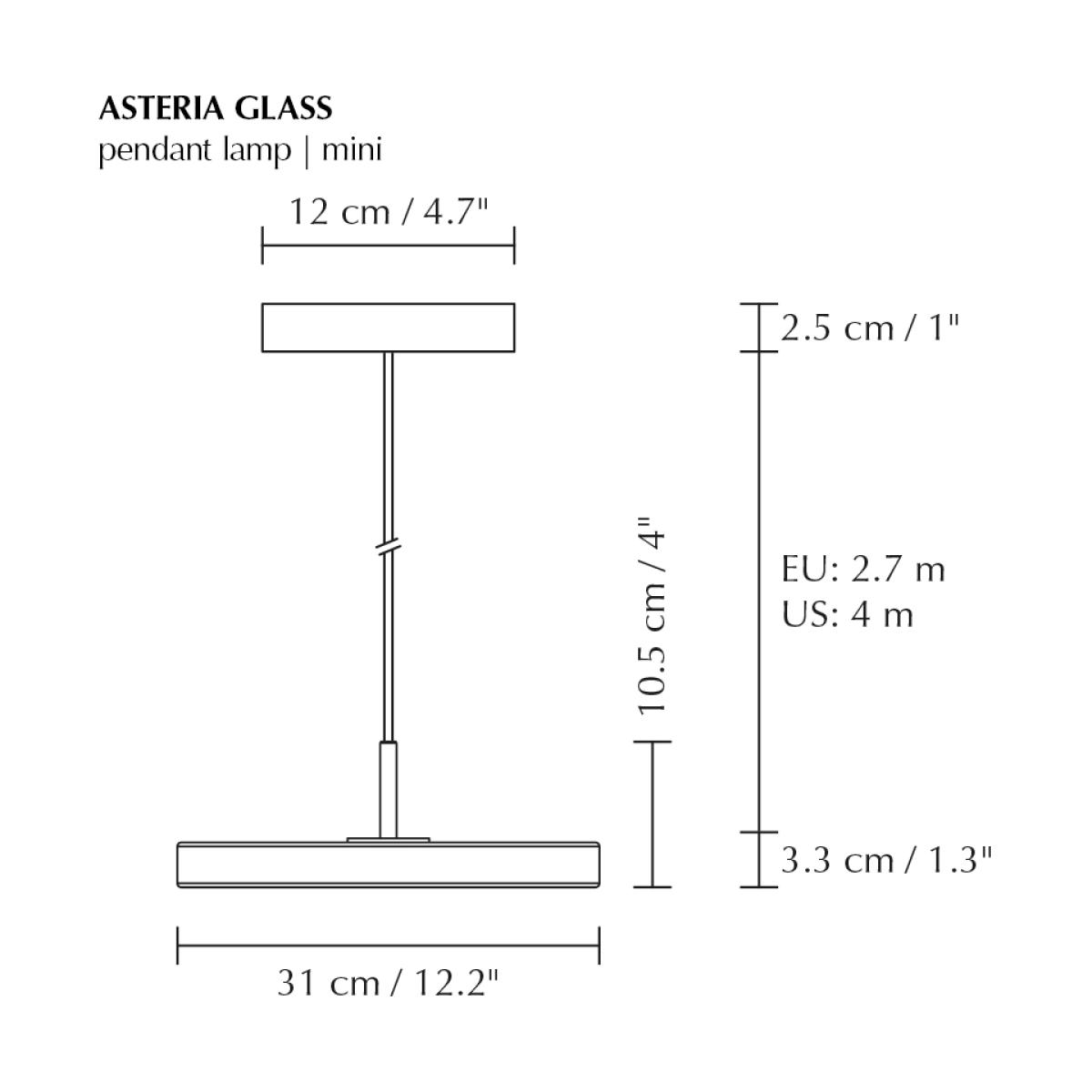 Umage Asteria ceiling lamp Glass – image 6