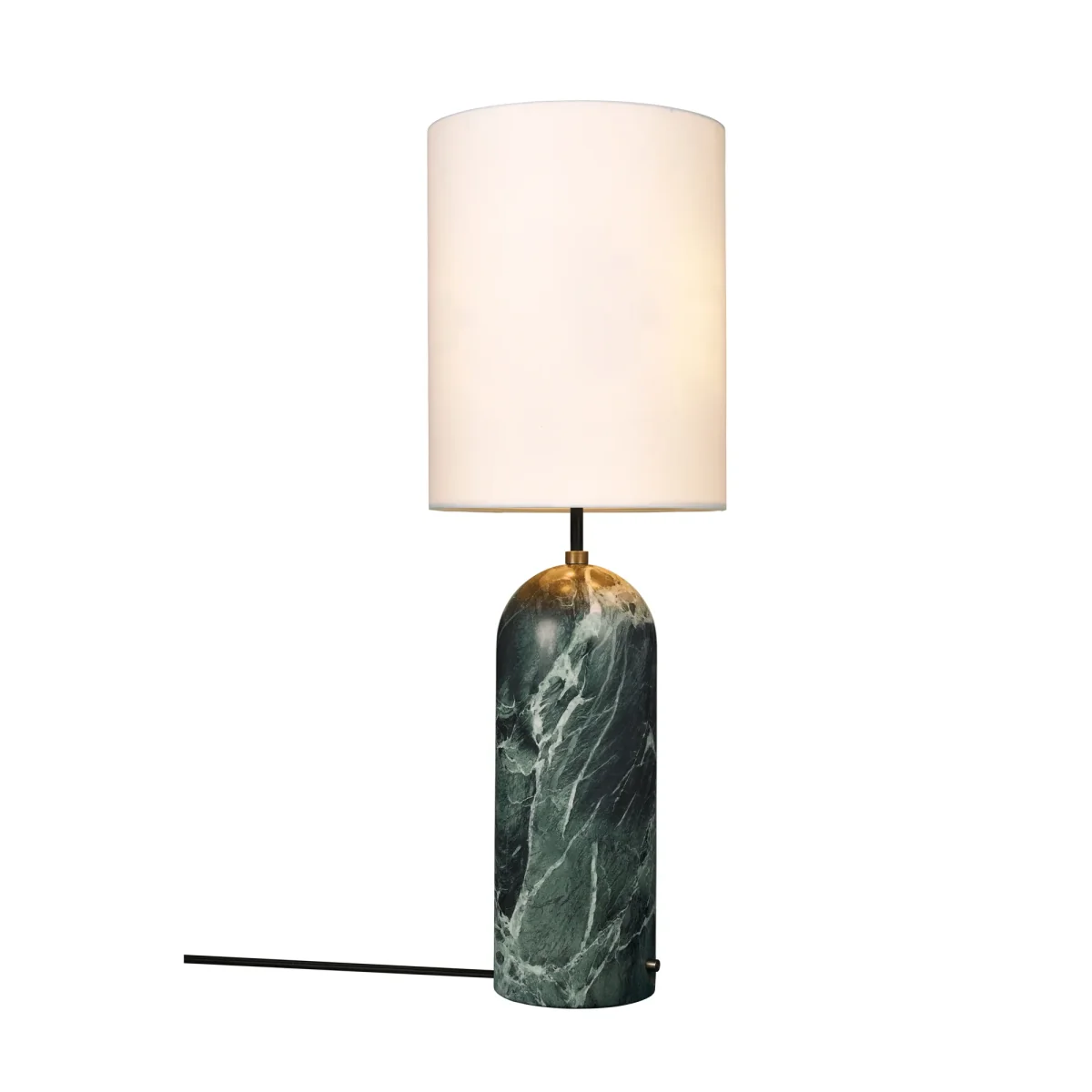 GUBI Gravity XL floor lamp Emerald marble-white – image 3
