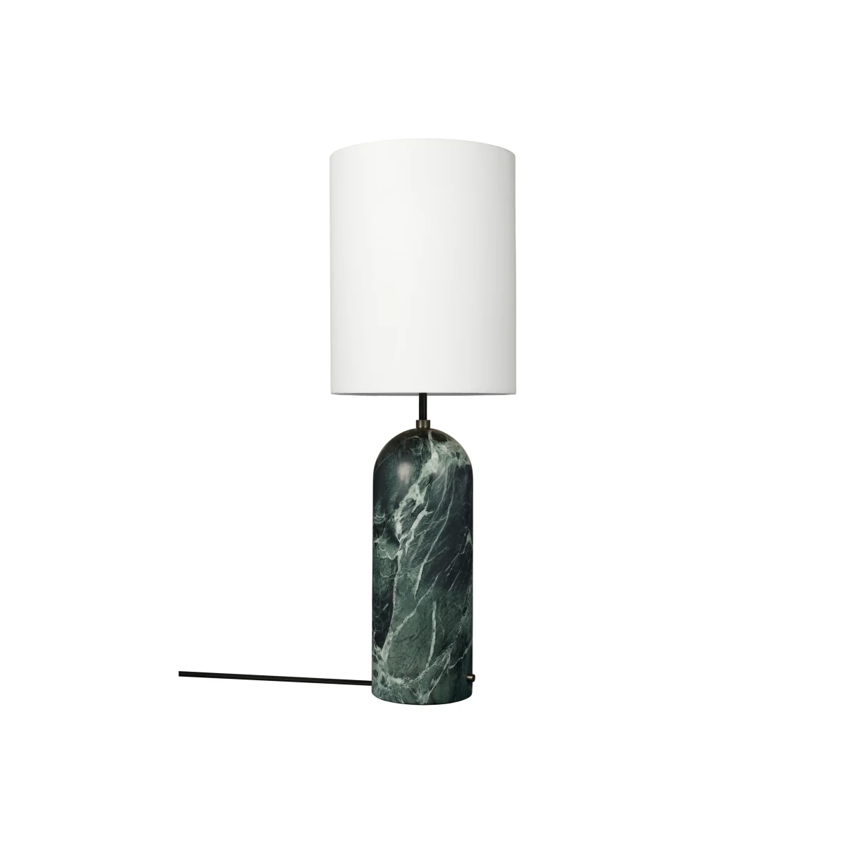 GUBI Gravity XL floor lamp Emerald marble-white – image 1