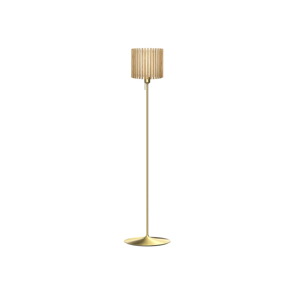 Umage Komorebi floor lamp medium Circle oak-Brush brass – image 1