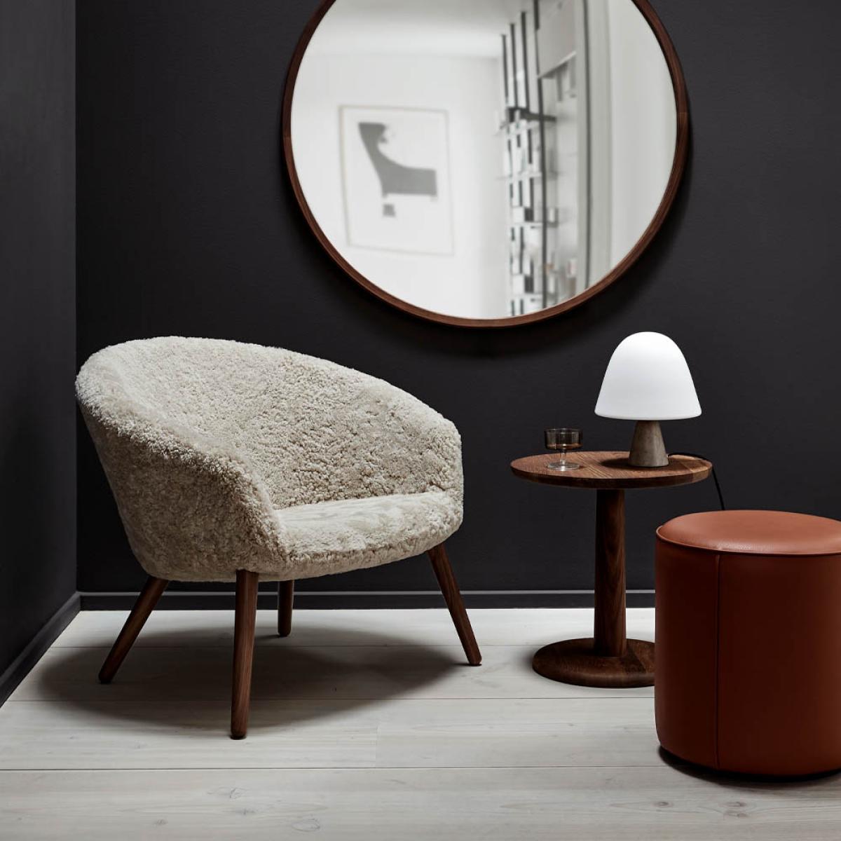 Fredericia Furniture Meadow table lamp Opal‑ dark atlantico limestone – image 2