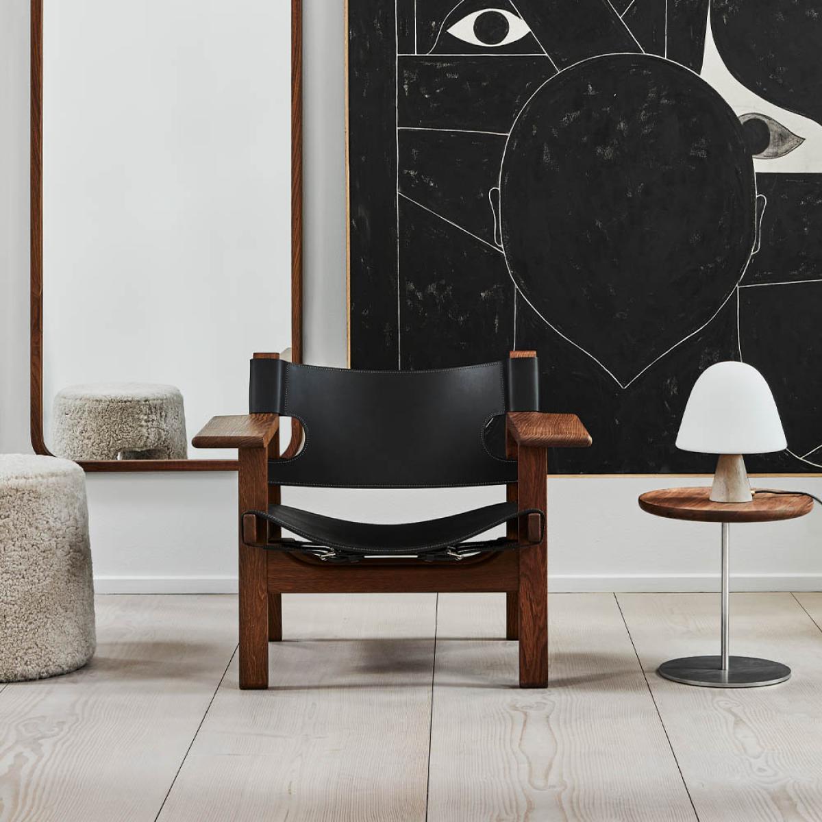 Fredericia Furniture Meadow table lamp Opal‑ dark atlantico limestone – image 3