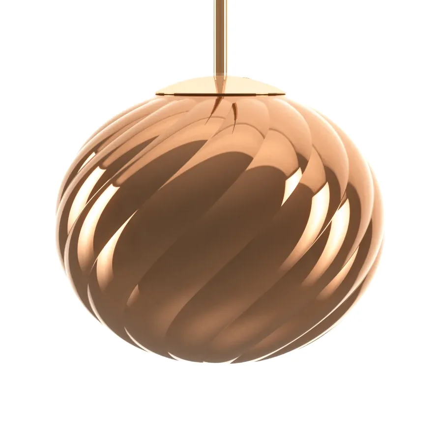 Tom Dixon Whirl pendant Ø30 cm Copper – image 1