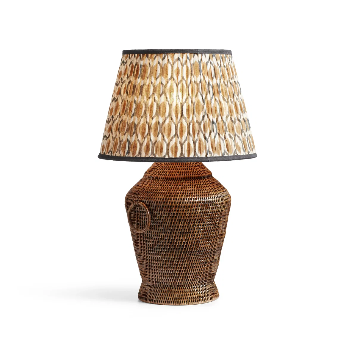 OKA, Meutia Rattan Table Lamp Base - Antique Brown, Table Lamp – image 3
