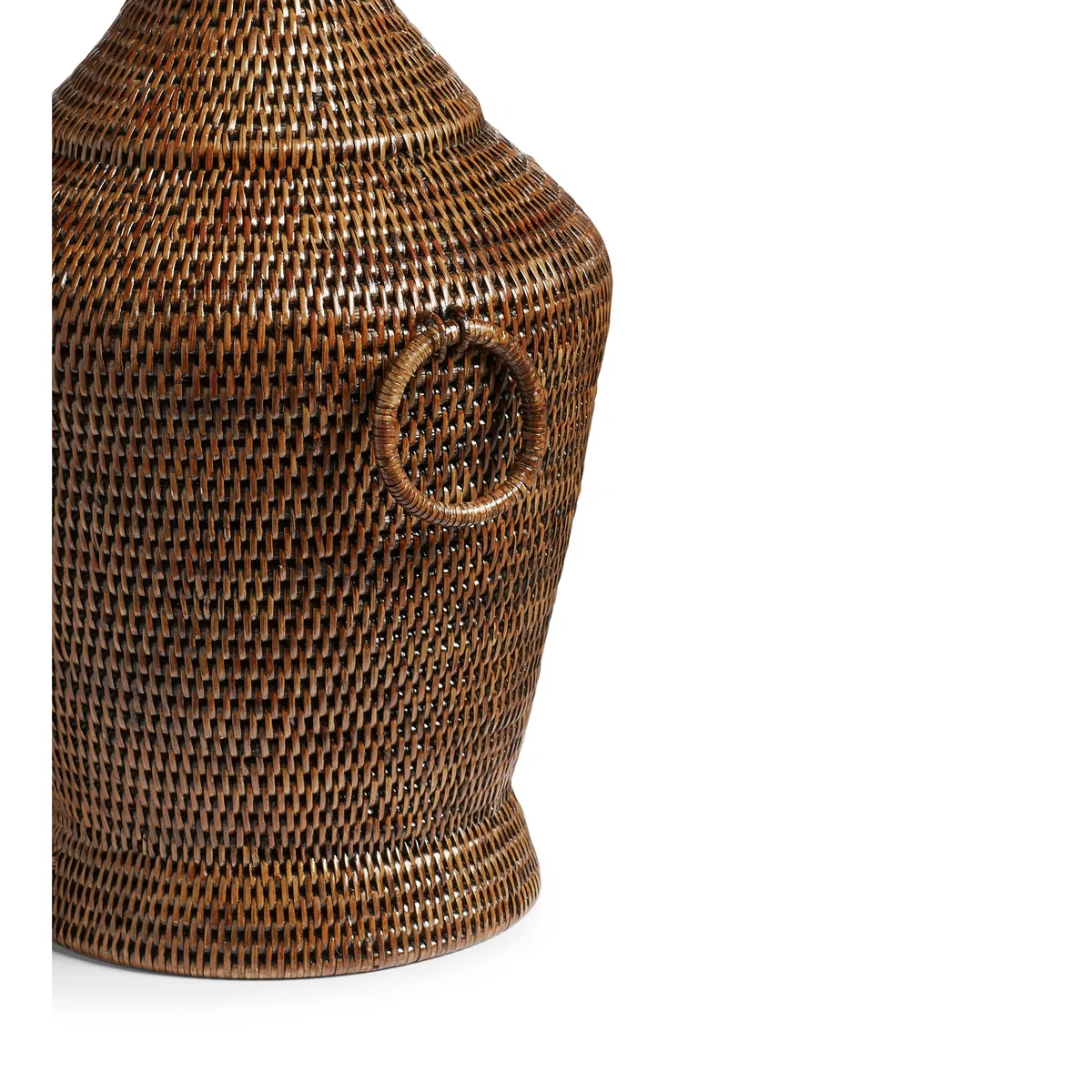 OKA, Meutia Rattan Table Lamp Base - Antique Brown, Table Lamp – image 4