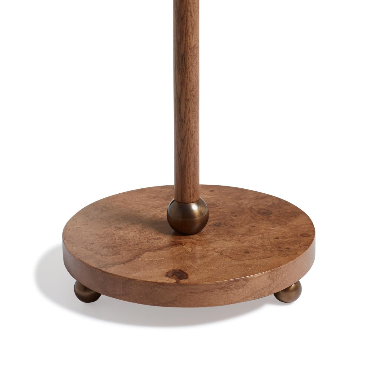 OKA, Lucas Floor Lamp - Warm Burl, Floor Lamps, Brass – image 3