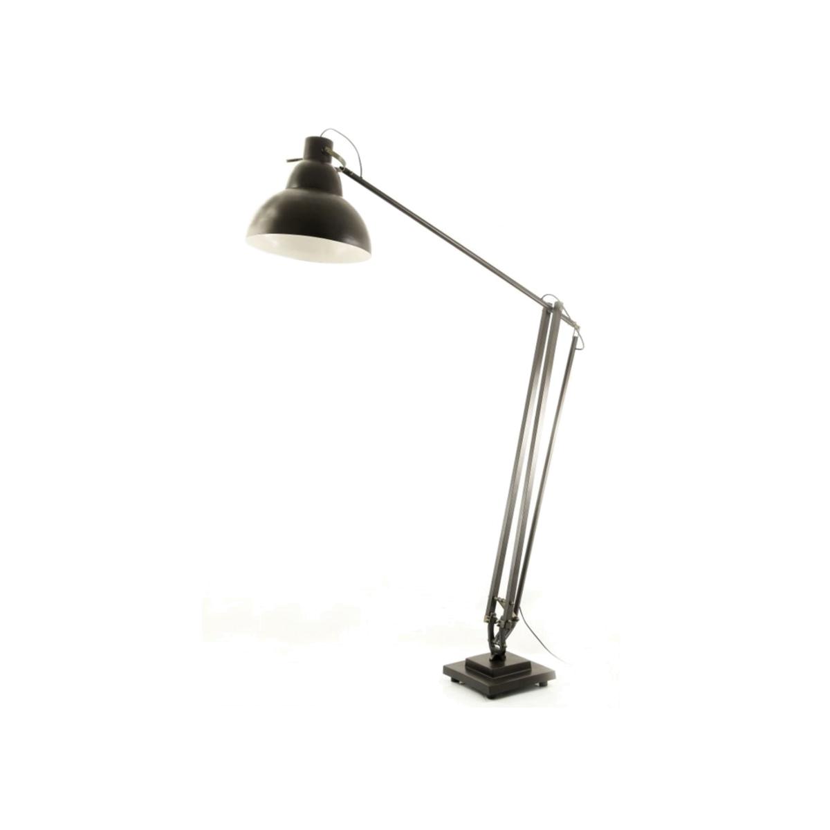 Libra Interiors Jumbo Metal Floor Lamp in Black