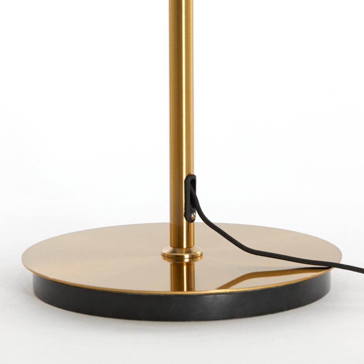 Light & Living Fungo Glass & Gold Floor Lamp – image 4