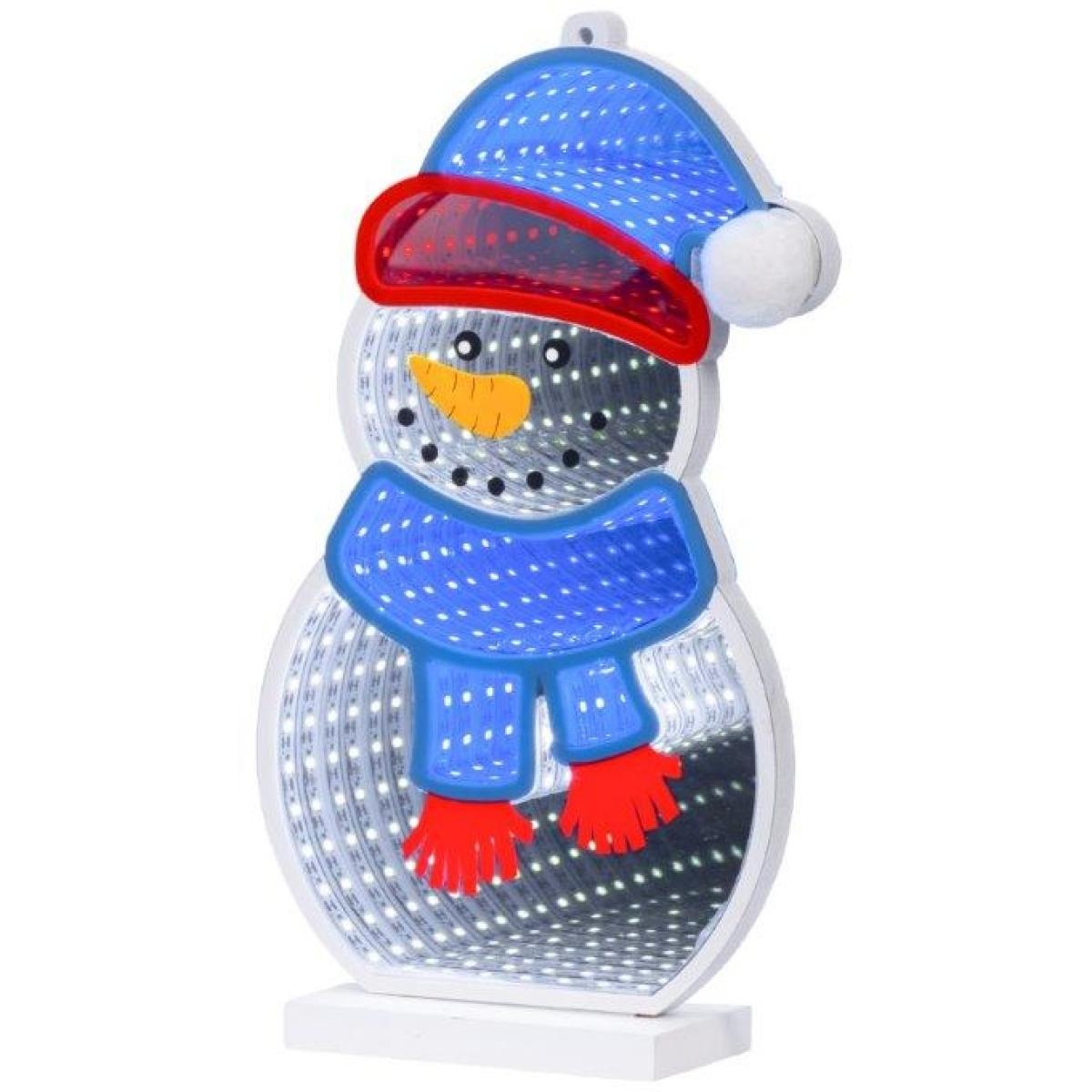 Lumineo LED Infinity Snowman 27cm In Multicolour – image 2
