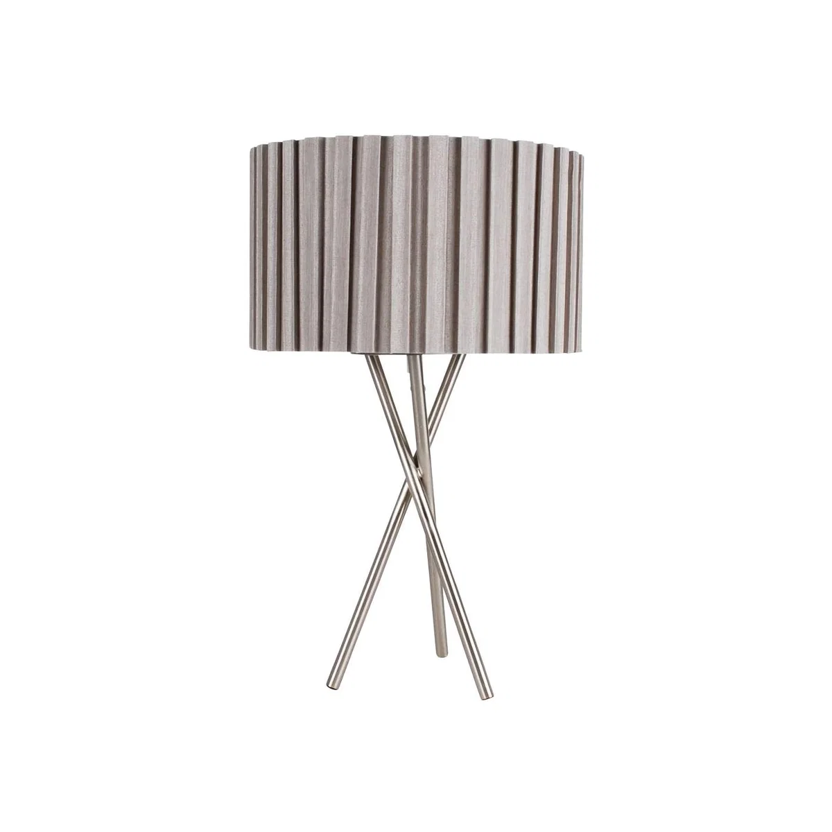 Sabella 43cm Table Lamp Satin Nickel – image 1