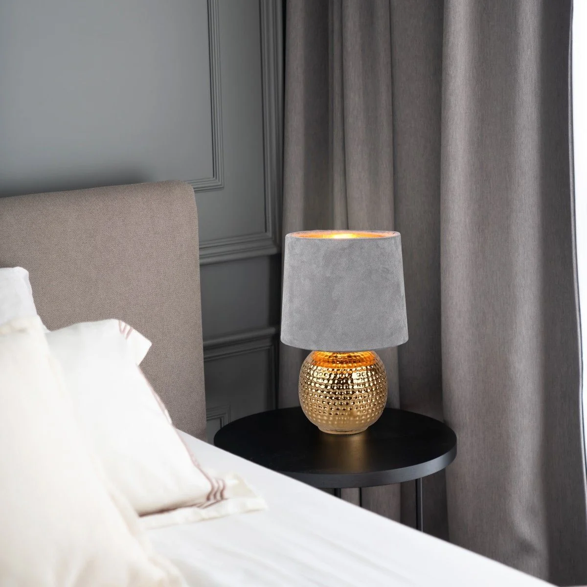 Sophia Grey Table Lamp – image 1
