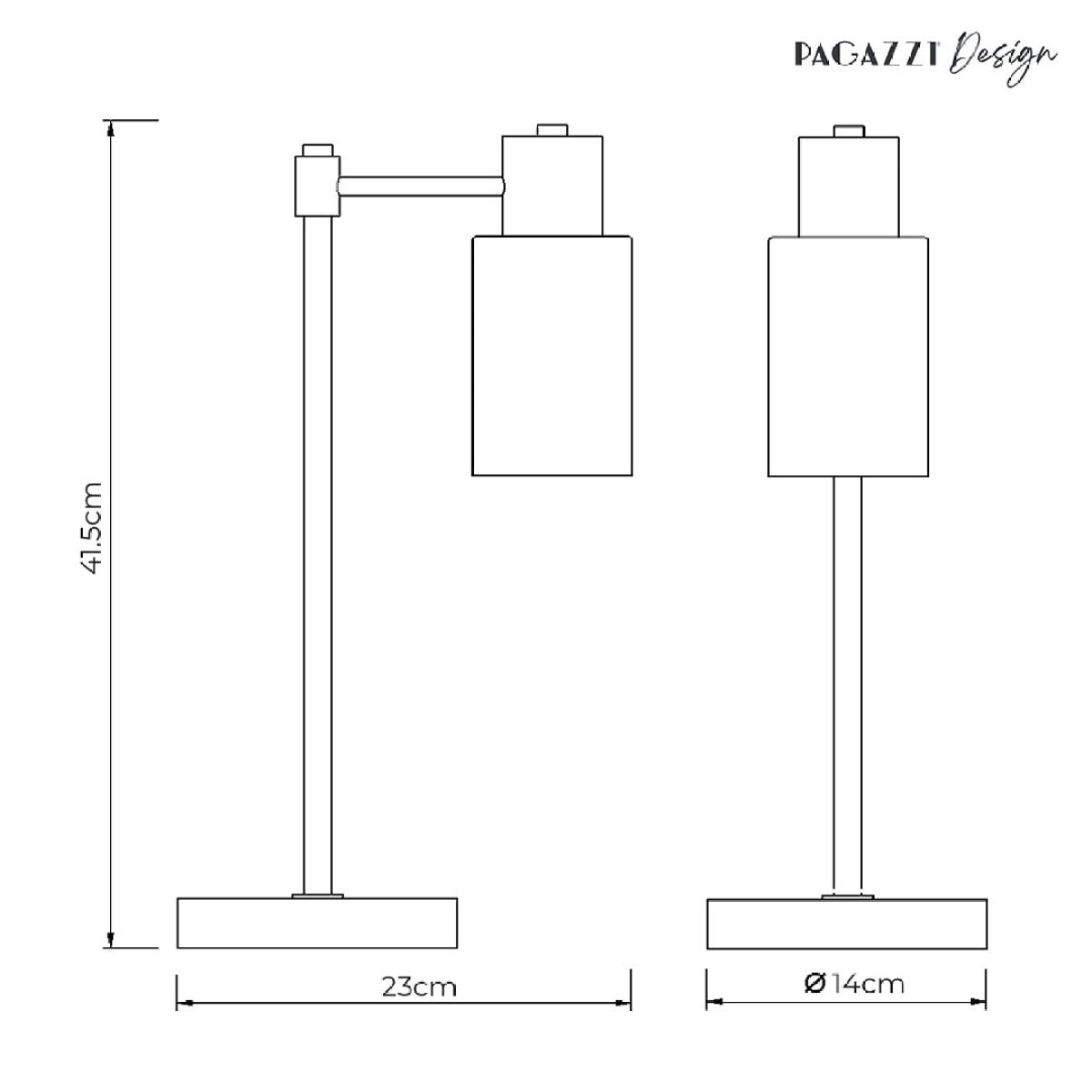 Maya Antique Brass Table Lamp – image 6