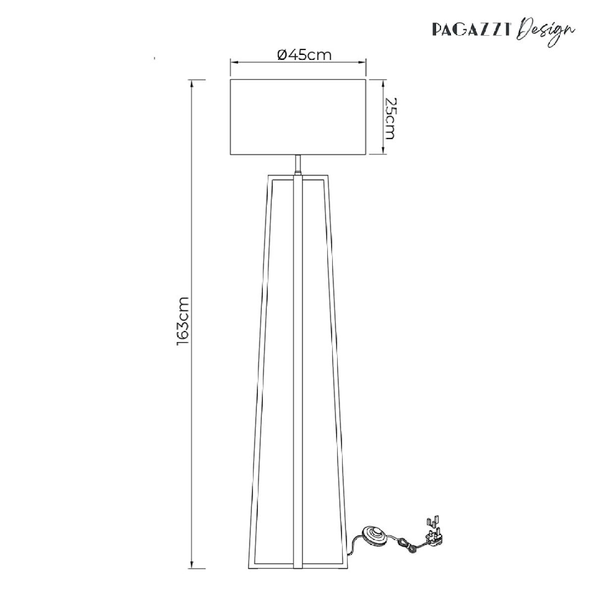 Savine Champagne Gold Floor Lamp – image 5