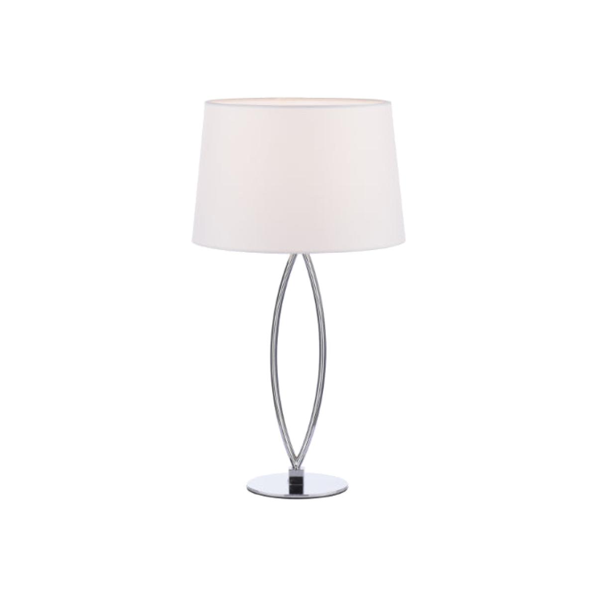 Rafela Polished Chrome Table Lamp