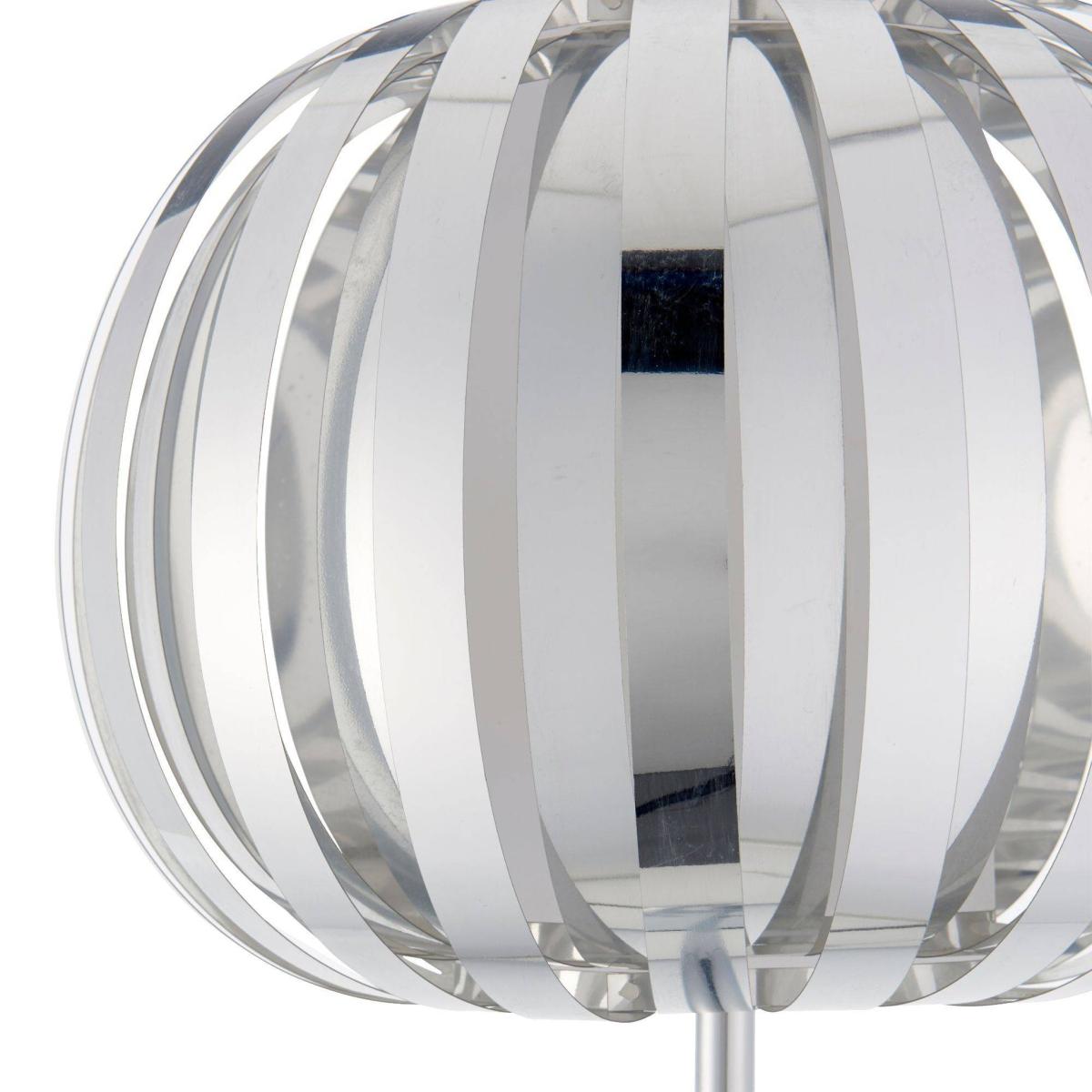 Beaton LED Polished Chrome 150cm Floor Lamp with White Opal Inner – image 3