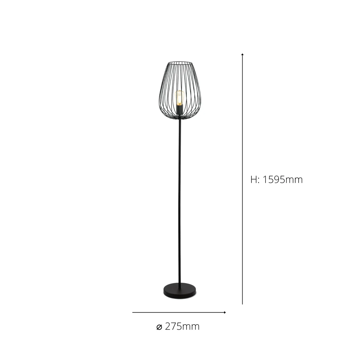 Newtown Black Floor Lamp – image 5