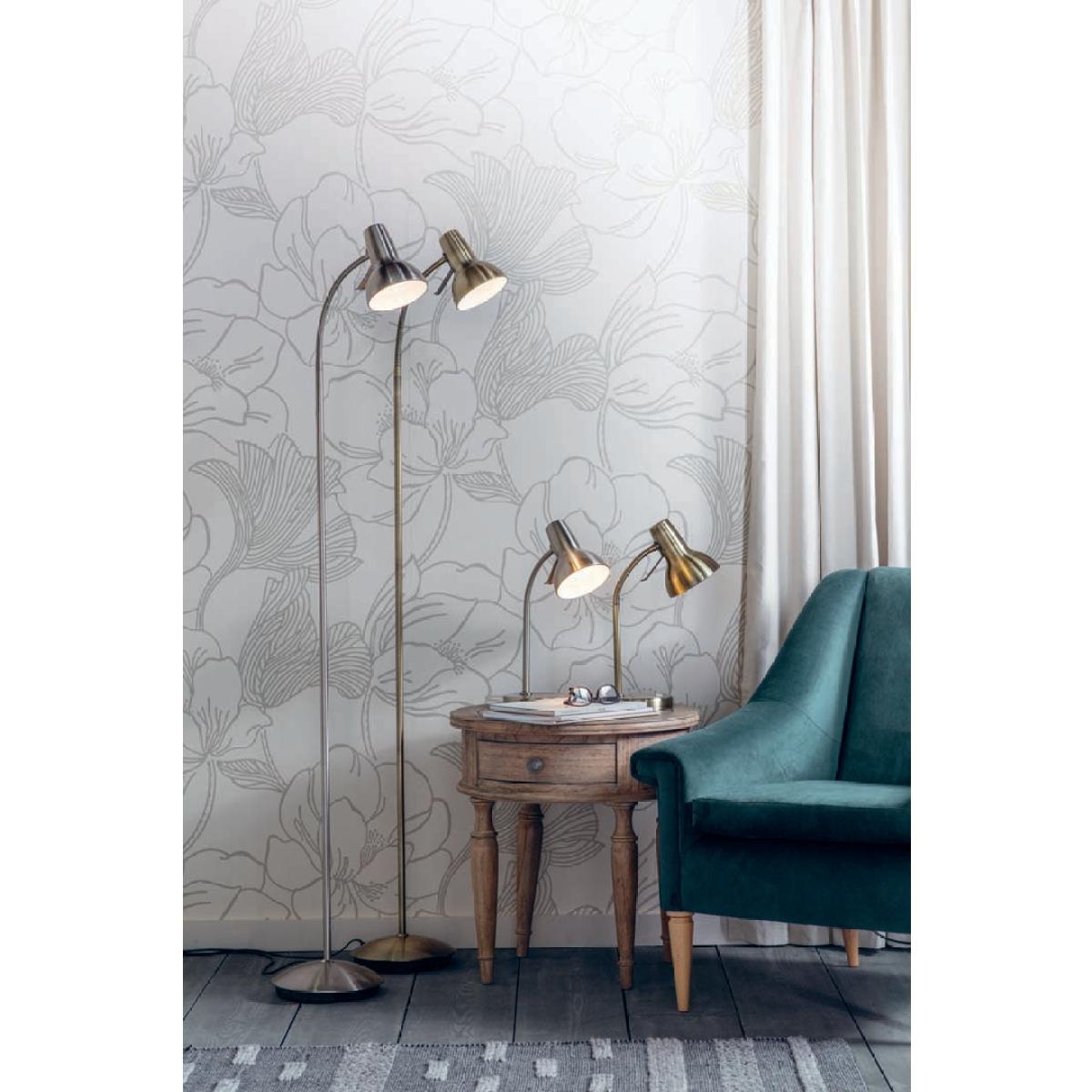 Amalfi Satin Nickel Task Floor Lamp – image 8