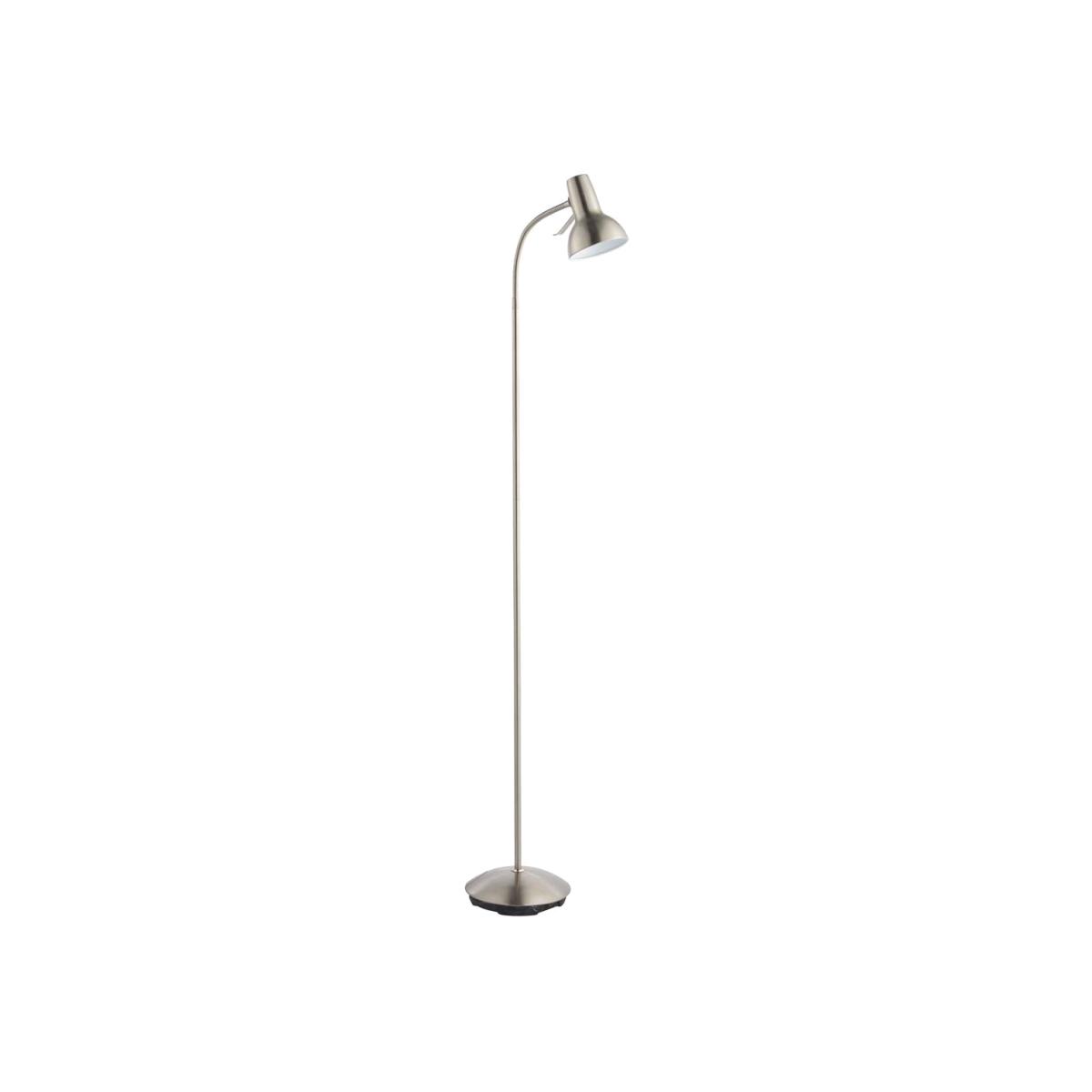 Amalfi Satin Nickel Task Floor Lamp – image 1