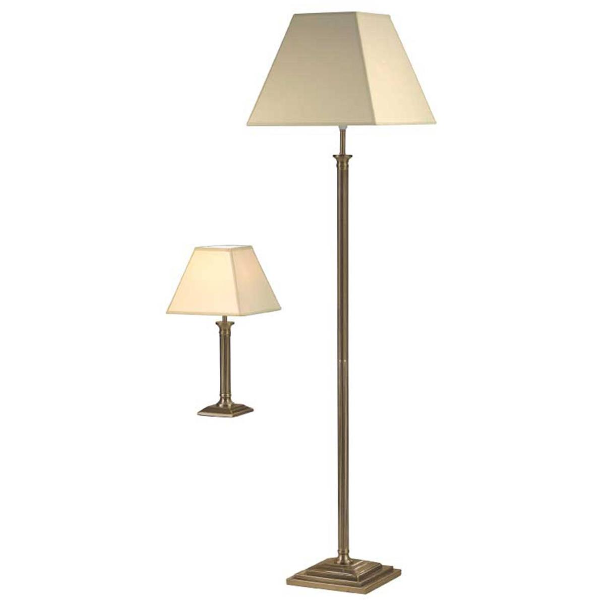 Williamson Floor Lamp Antique Brass – image 2