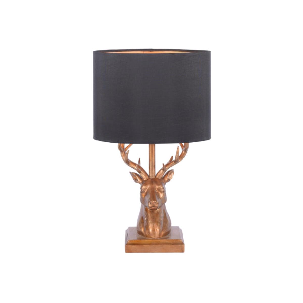 Lachlan Gold & Black Table Lamp