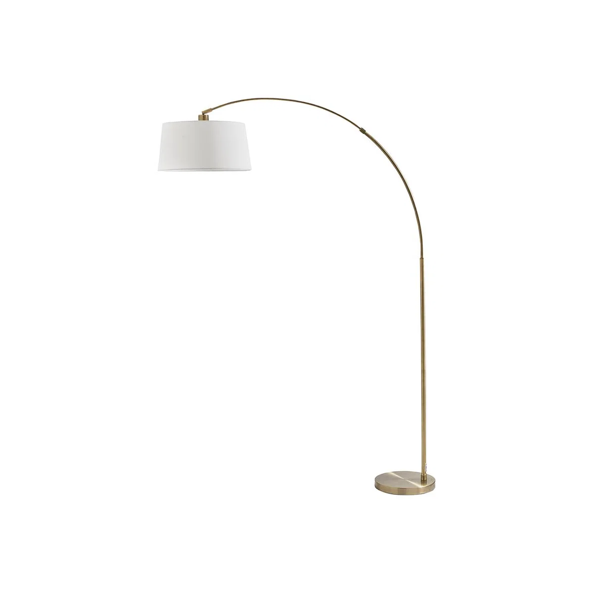 Jive Antique Brass Arc Floor Lamp – image 1