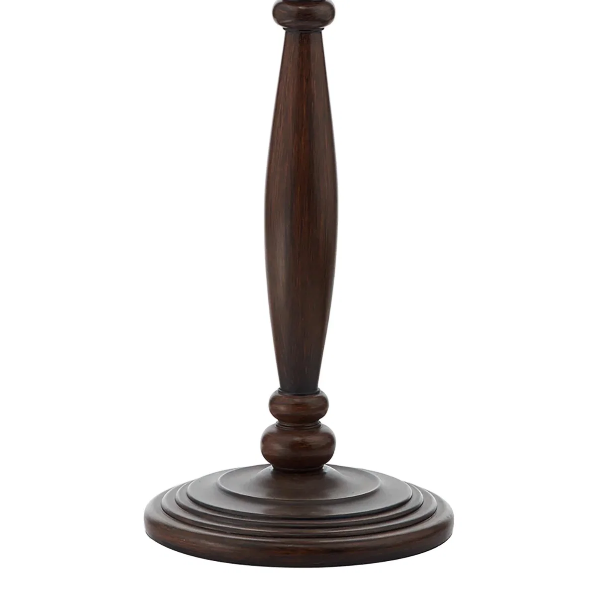 Hayward Dark Wood Effect Traditional Floor Lamp – image 5