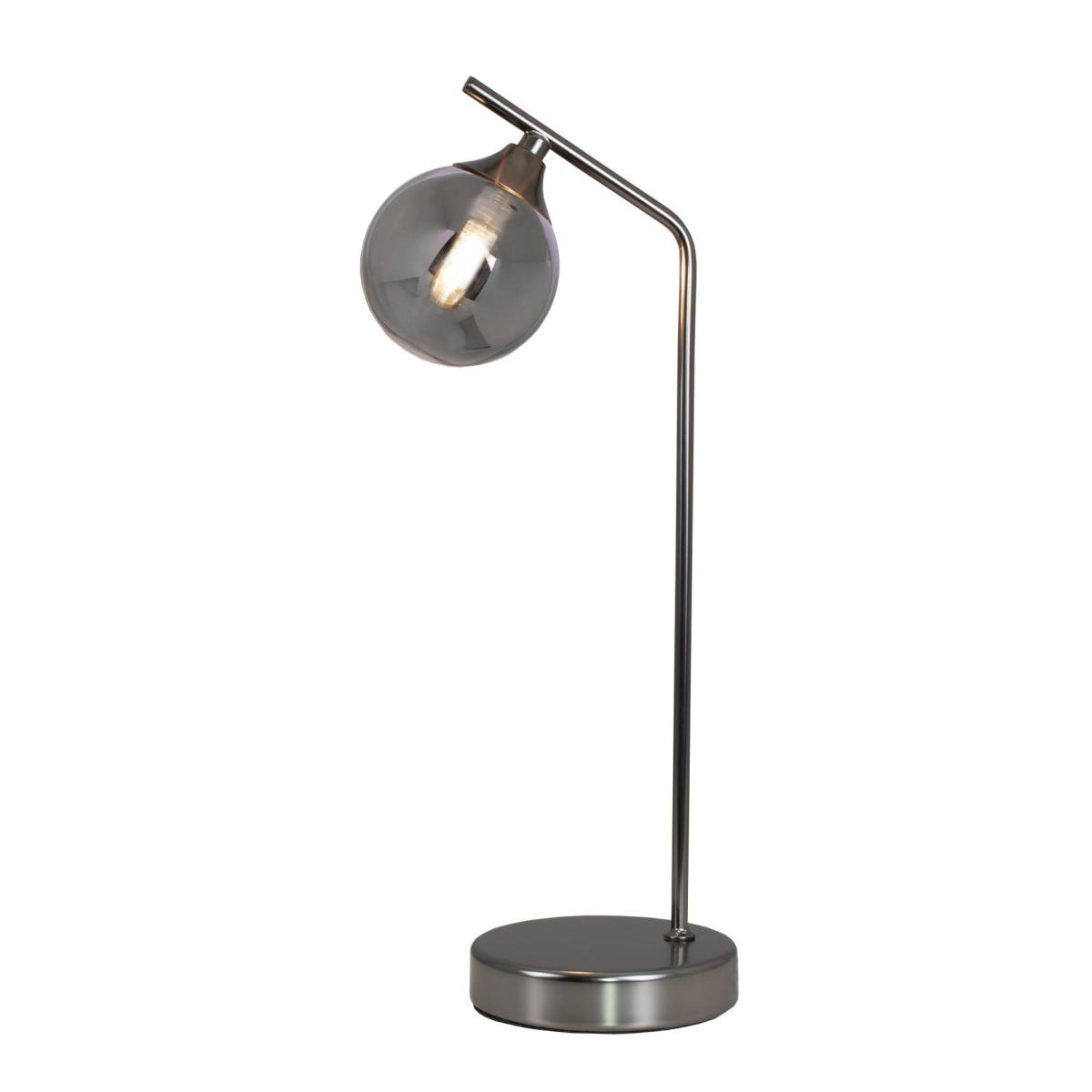 Carney Gun Metal Smoked 40cm Table Lamp – image 2